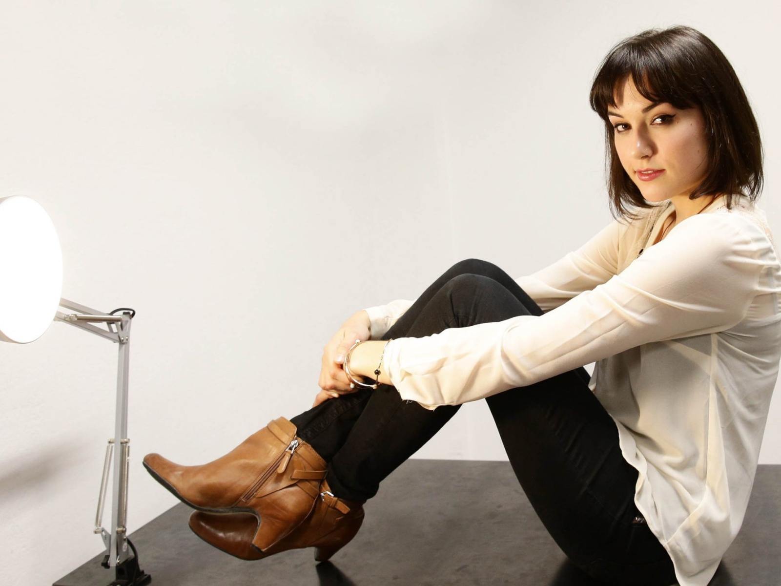 Саша Грей на съемках