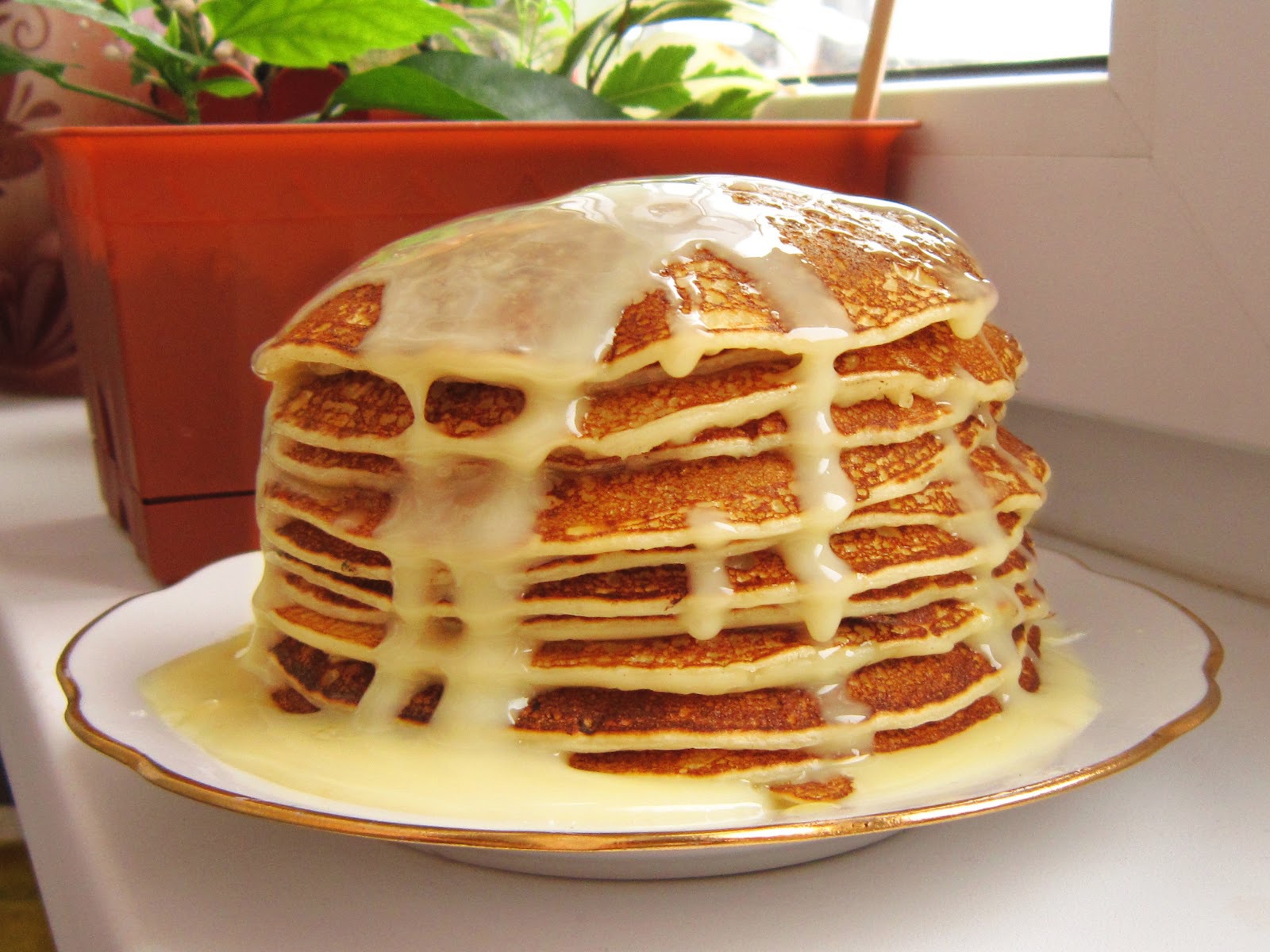 Блины со сгущенкой на Масленицу