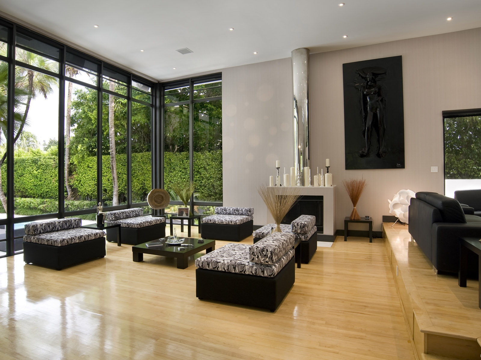 Зал в загородном доме