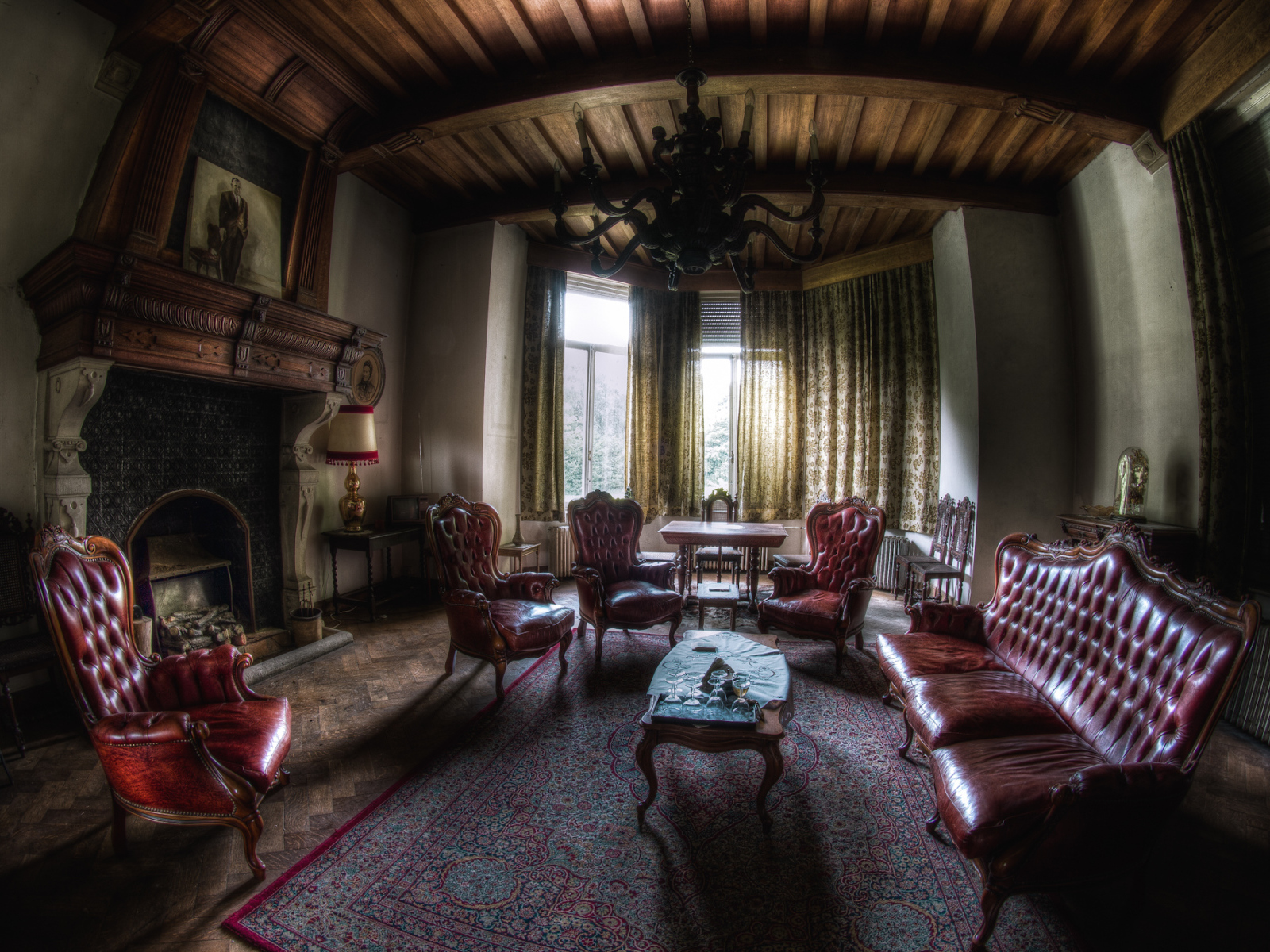 Комната в стиле ретро