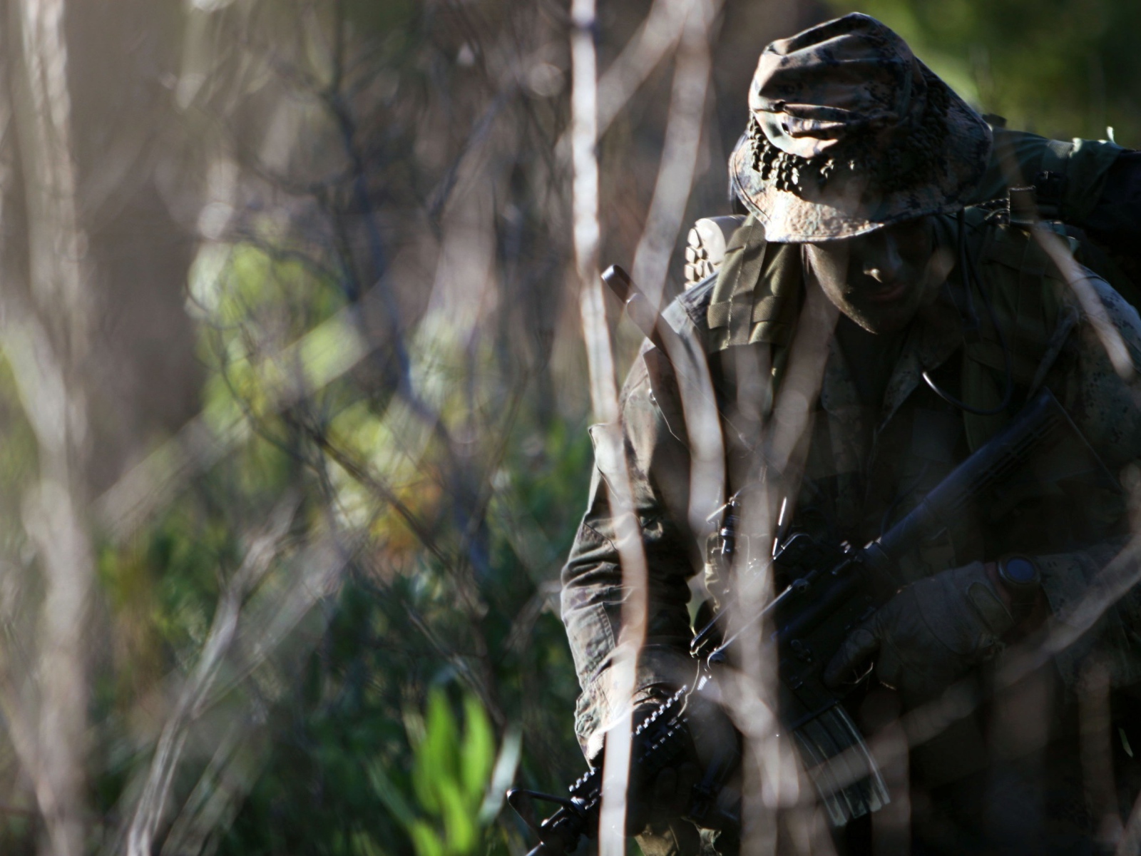 Солдат на задании