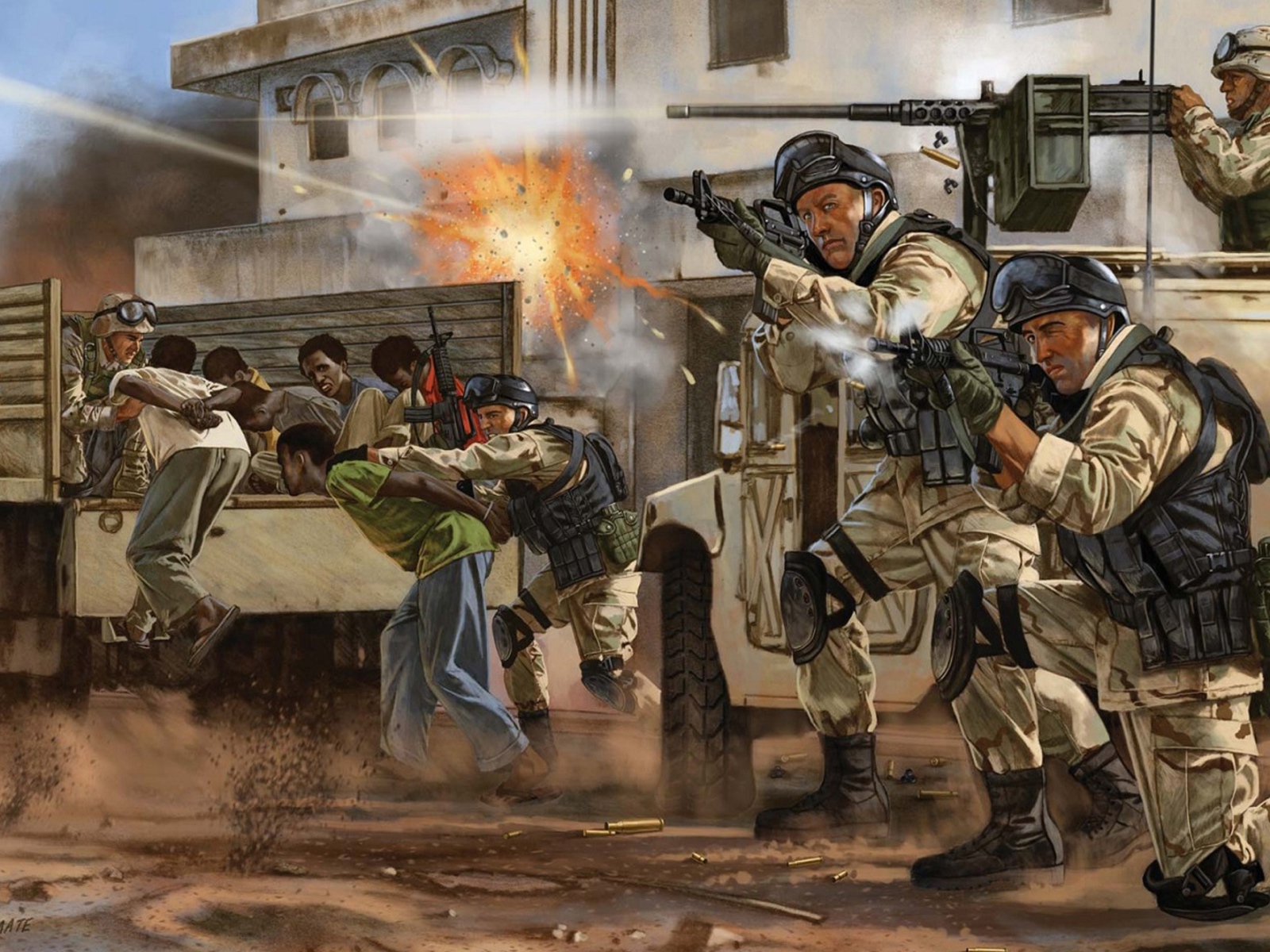 Работа спецназа