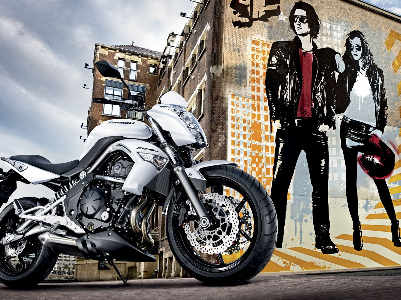 Невероятный мотоцикл Kawasaki ER-6n