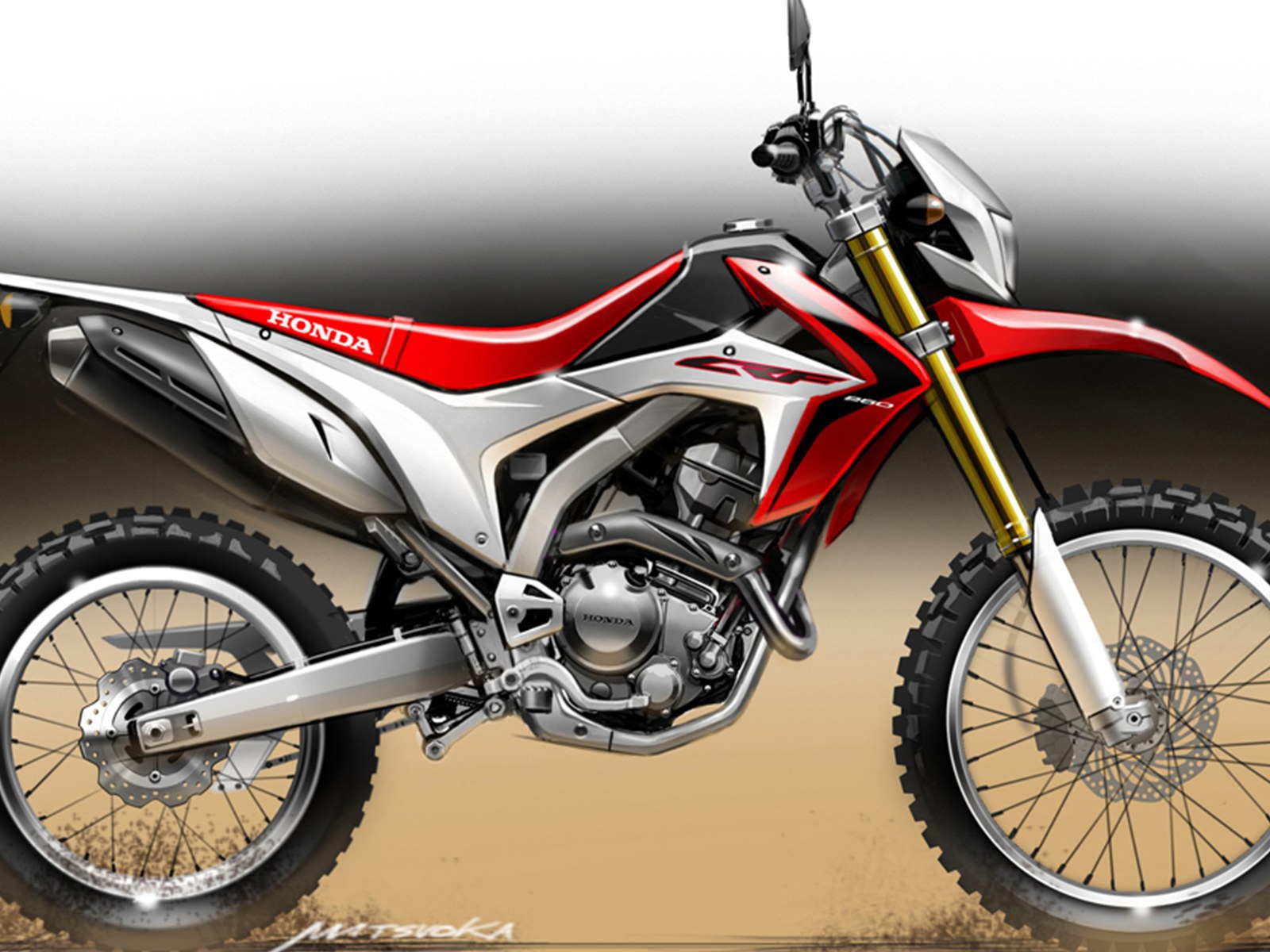 Невероятно быстрый мотоцикл Honda CRF 250 L