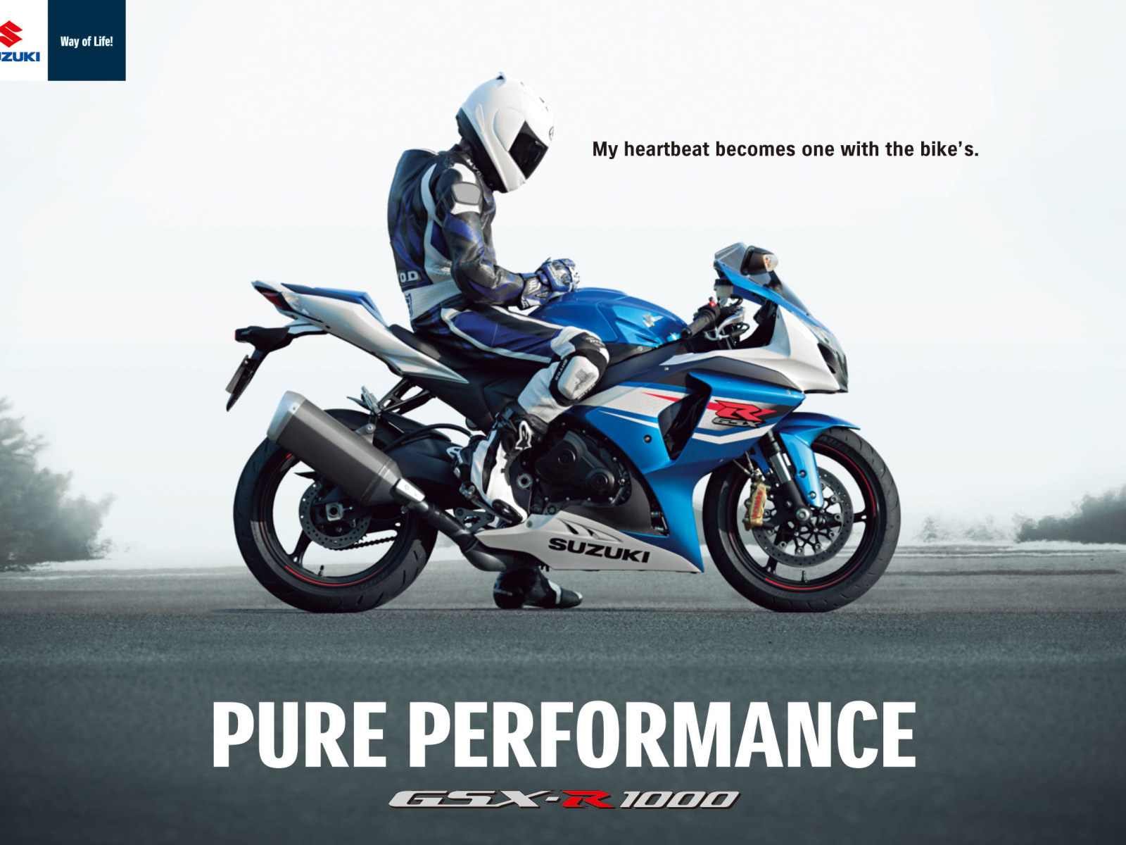 Невероятно быстрый мотоцикл Suzuki  GSX-R 1000