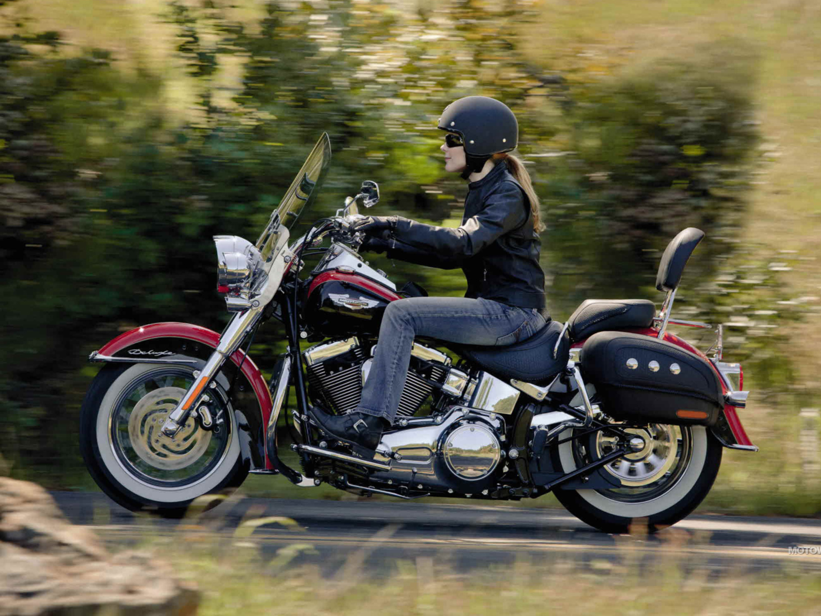 Мотоцикл модели Harley-Davidson Heritage Softail