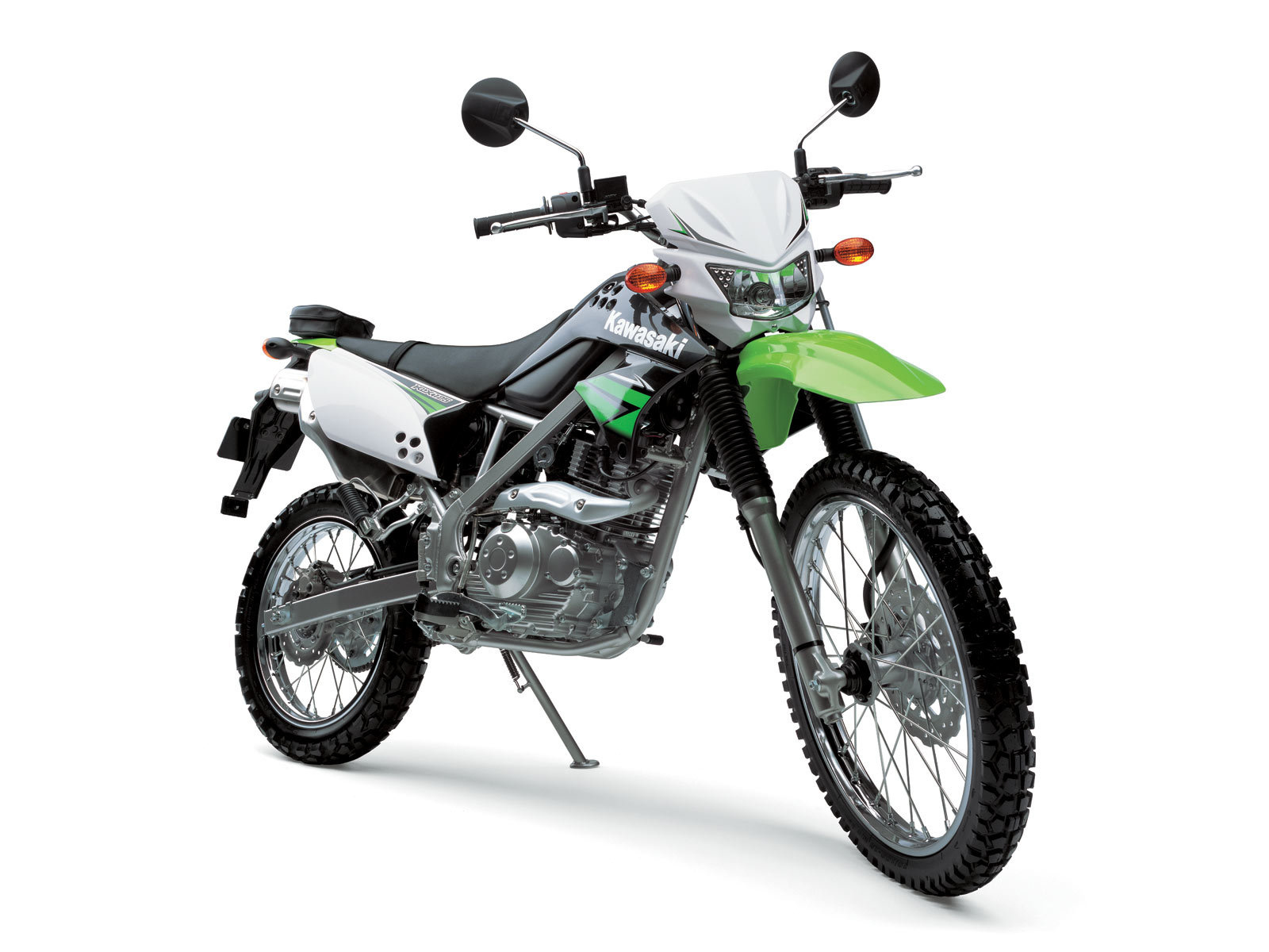 Быстрый мотоцикл Kawasaki KLX 125