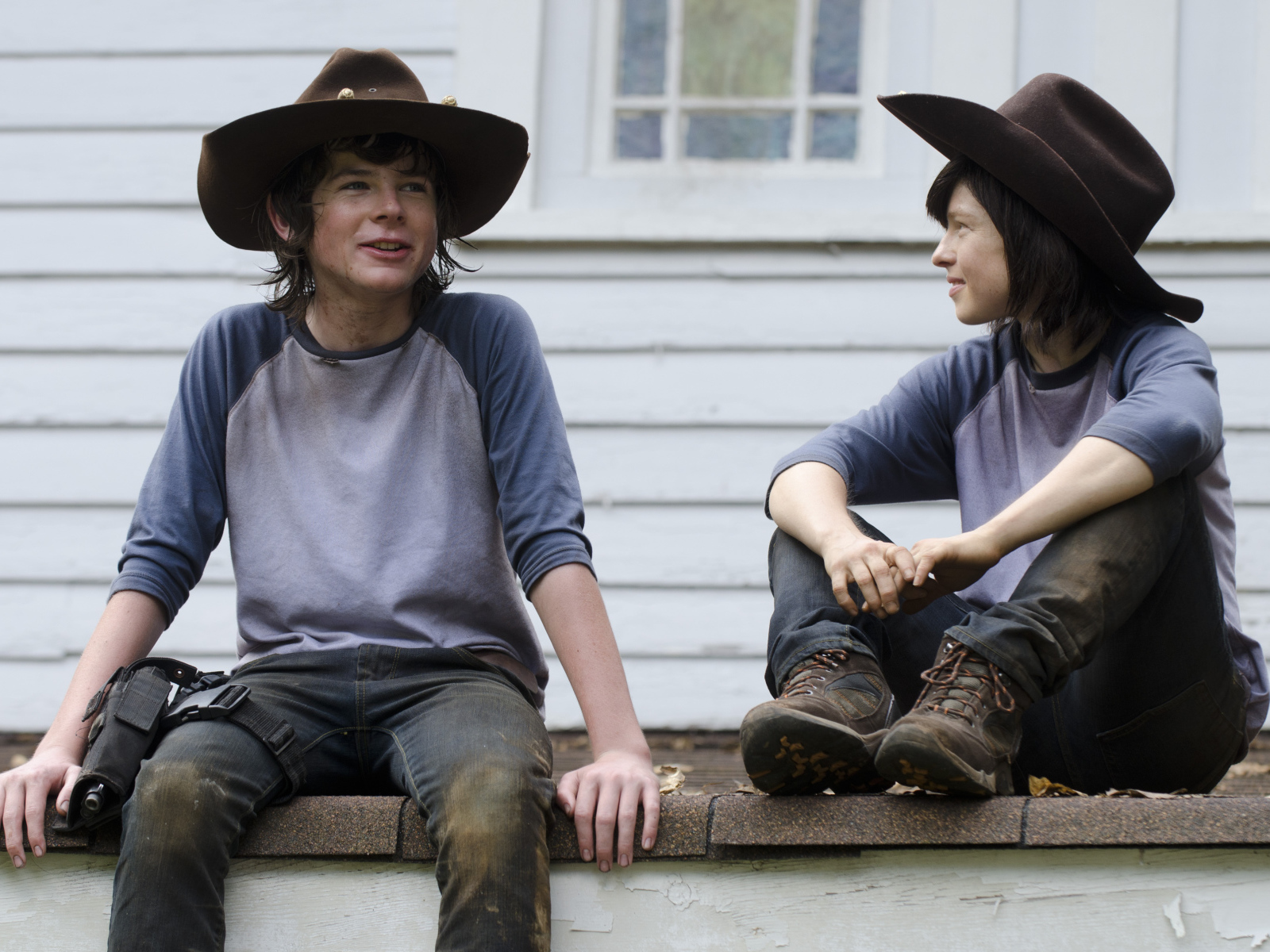 Карл и Карл из Ходячих мертвецов