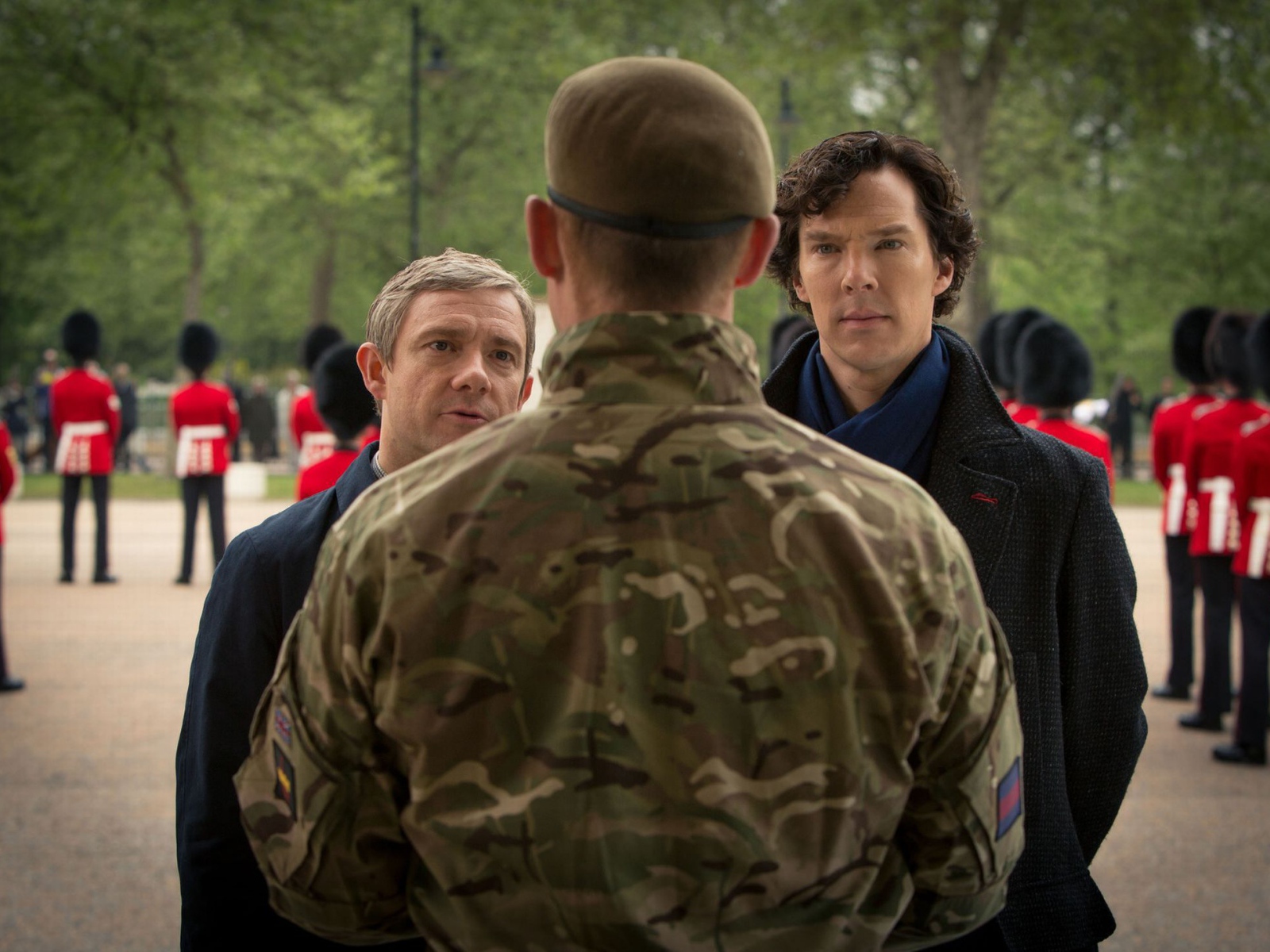 Беседа с военным в сериале Шерлок