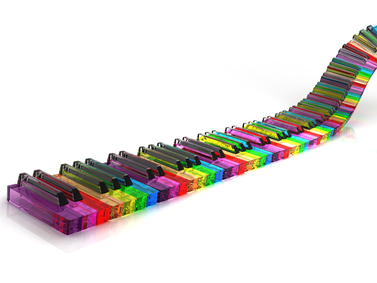 	  Colored keys