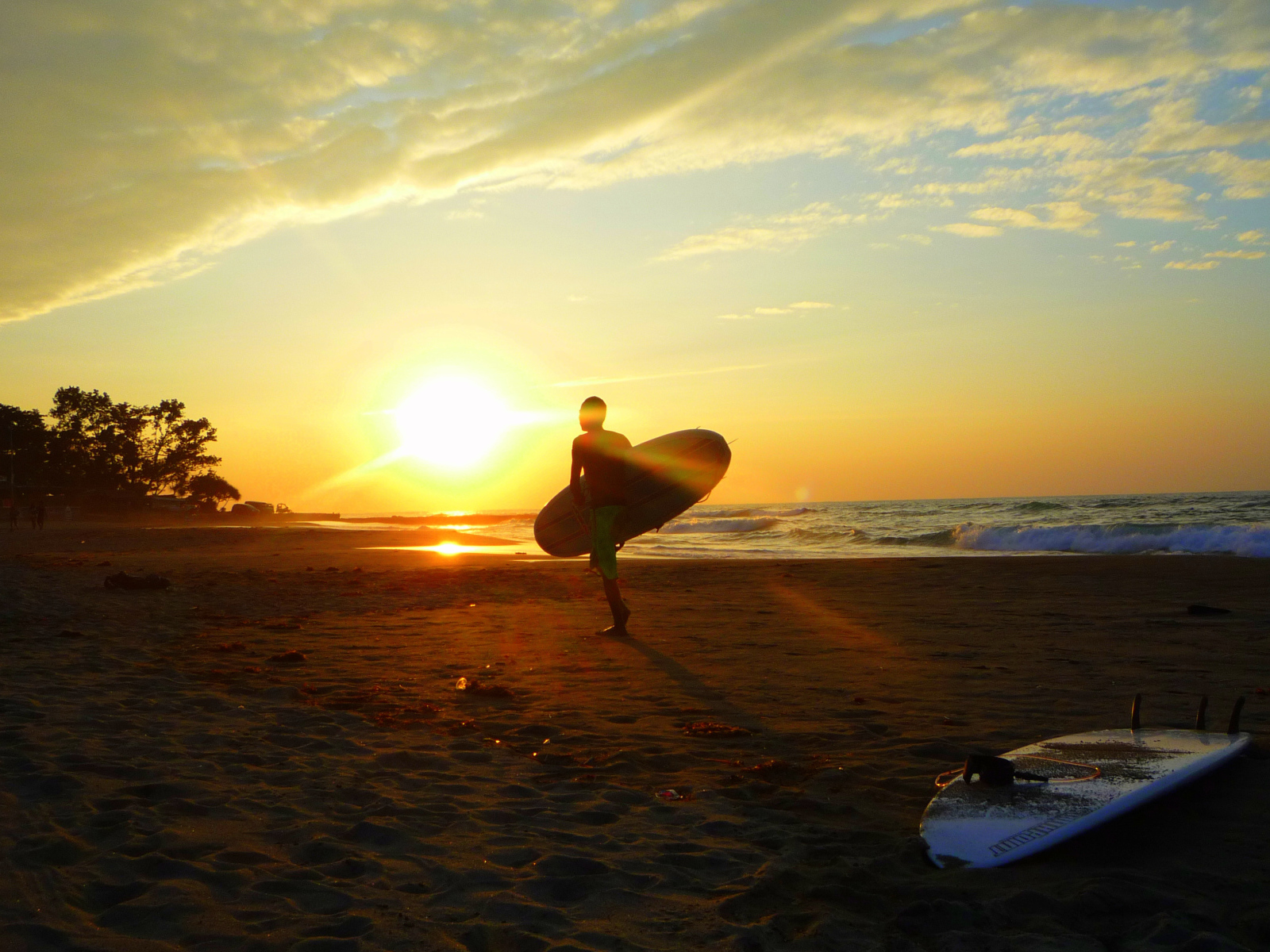Утро на пляже