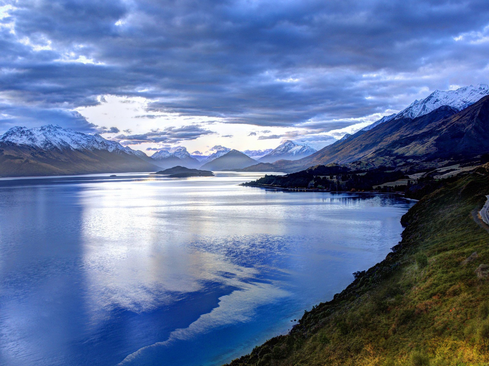 Пейзаж Новой Зелландии