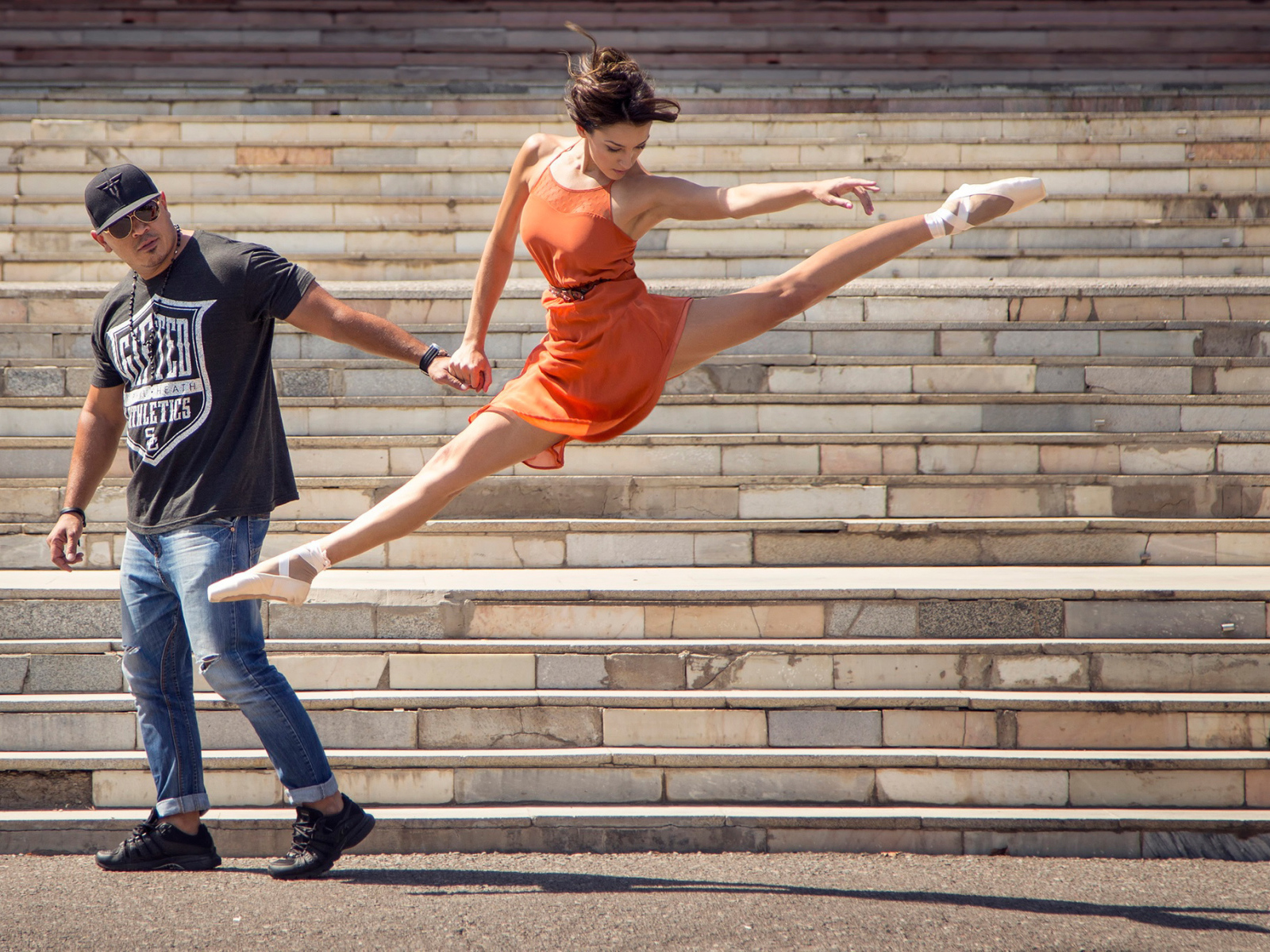 Обычная прогулка по улице