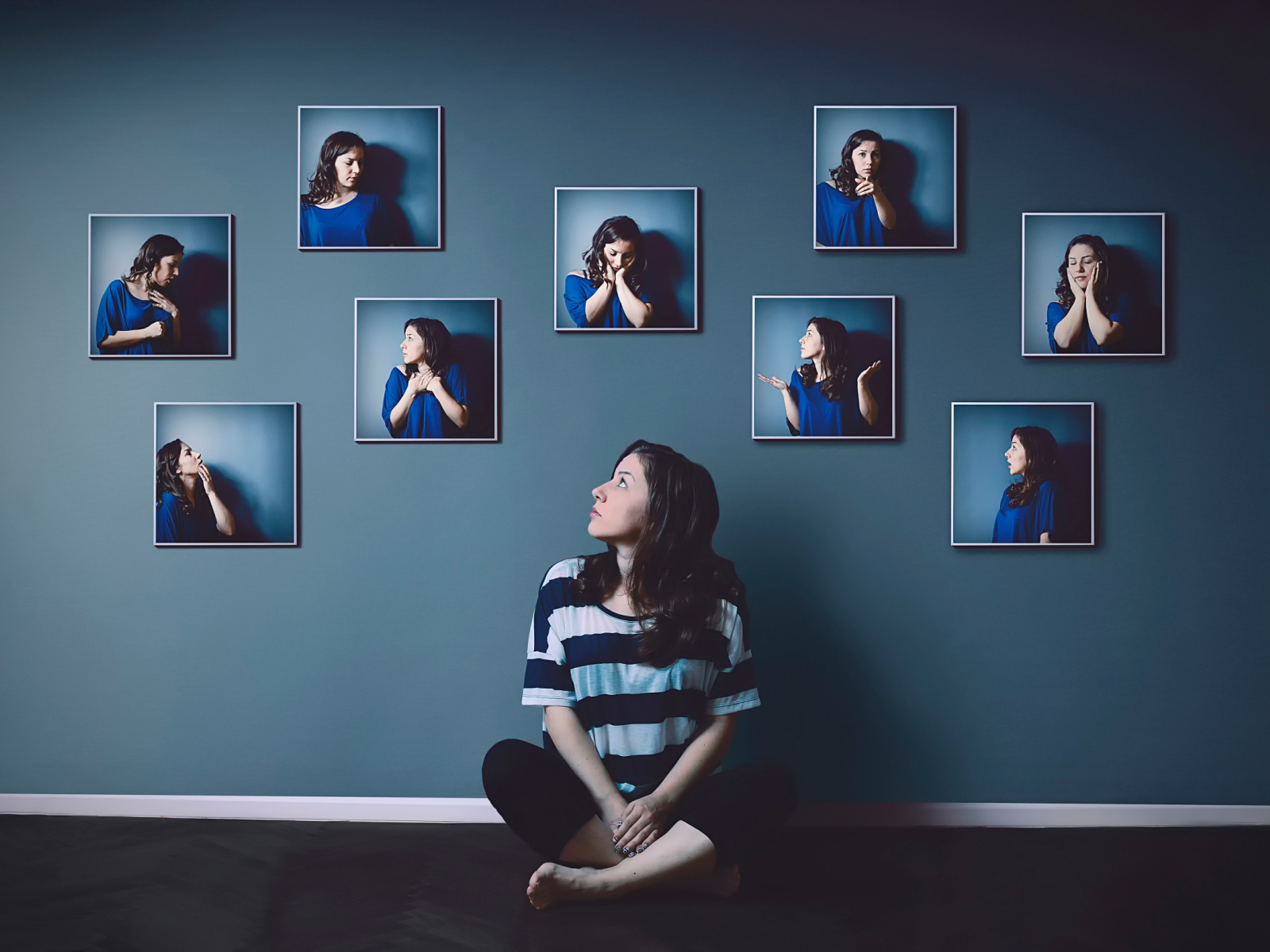 Разные эмоции на фото