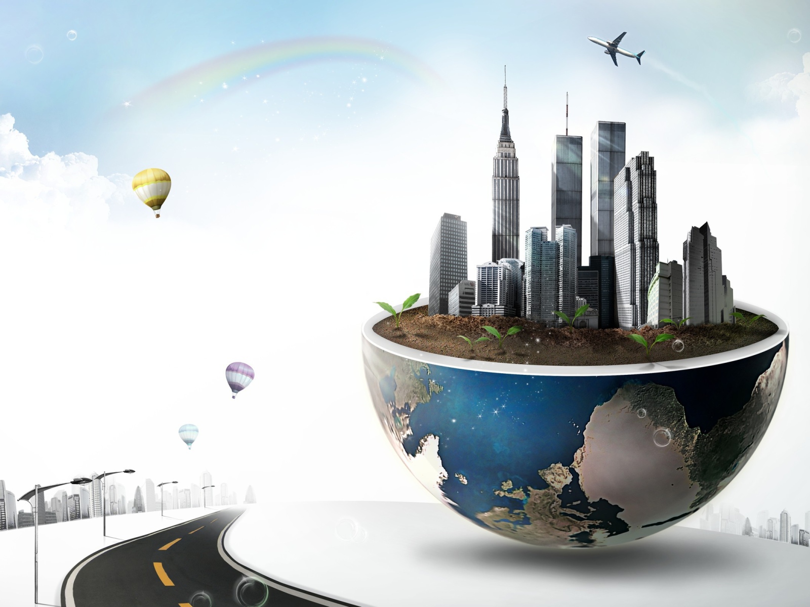 Абстрактный земной шар