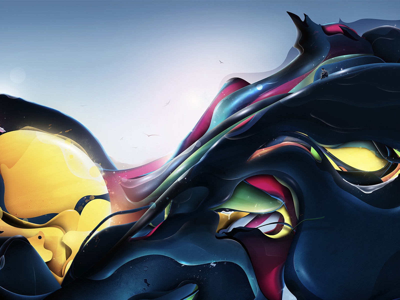 Абстрактные горы