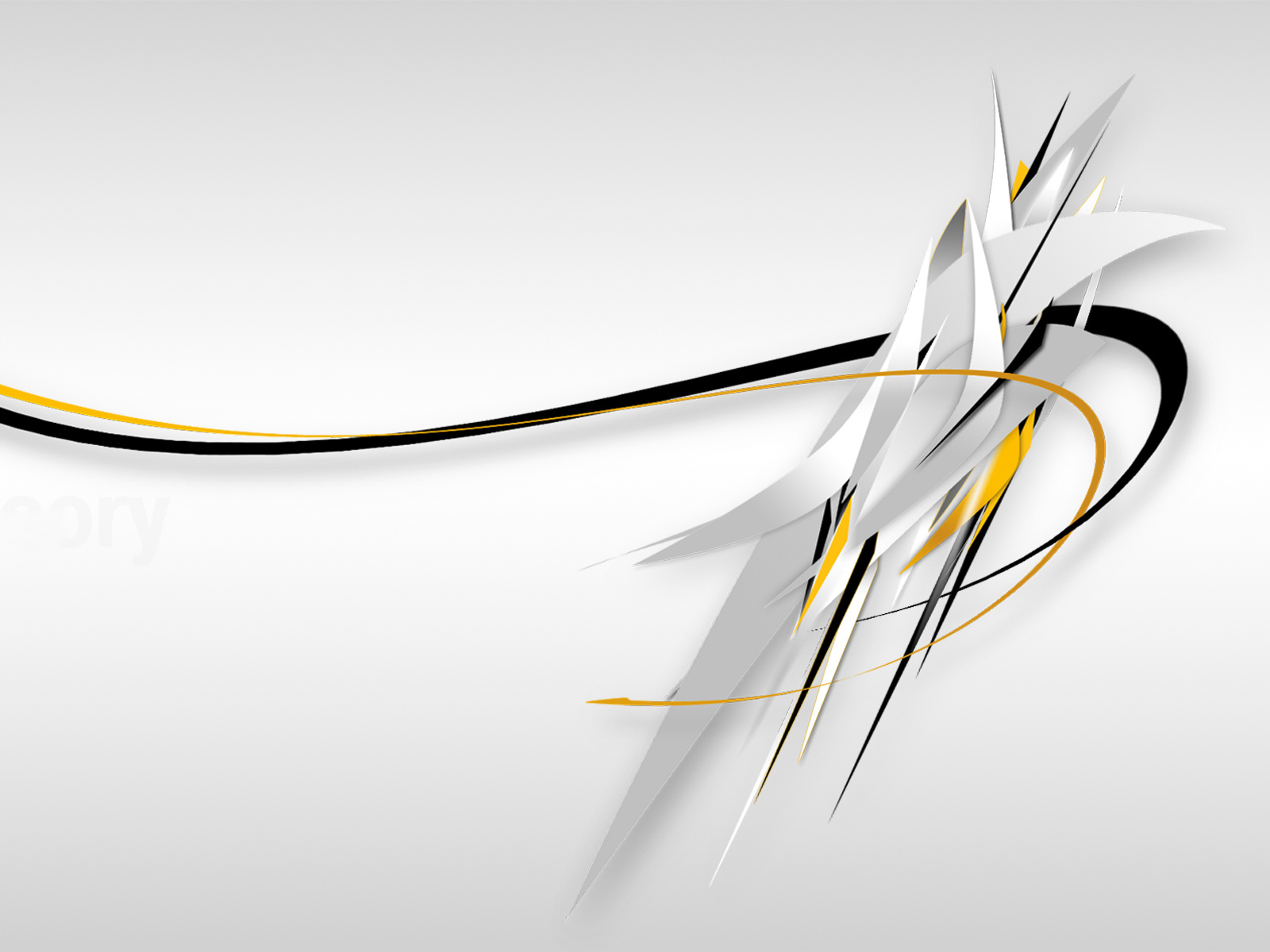 Черная и желтая линия