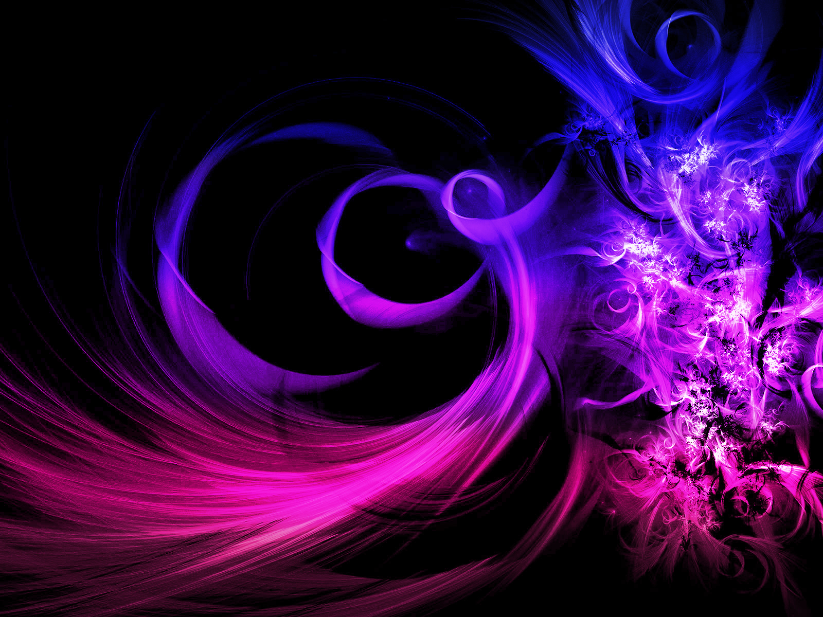 Синий абстрактный рисунок