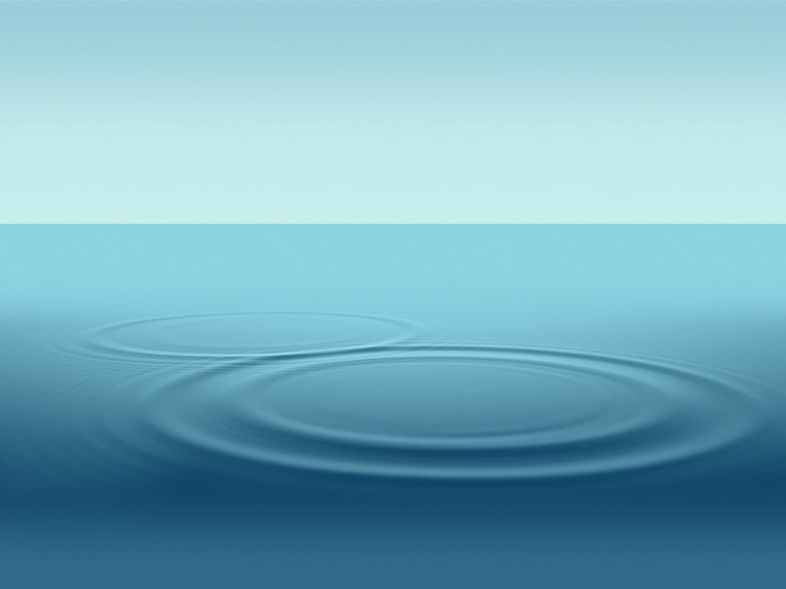 Круги на синей воде