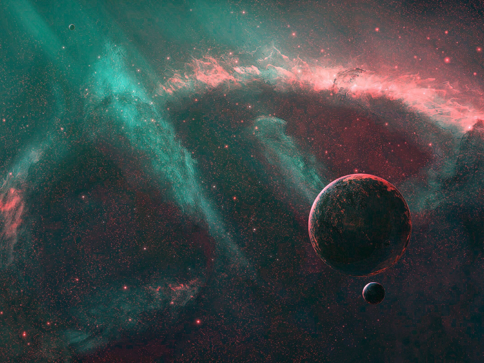 Темная одинокая планета