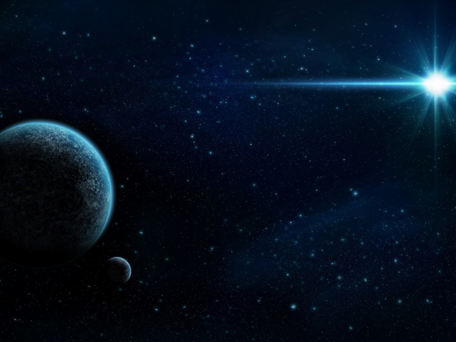 Планета со спутником