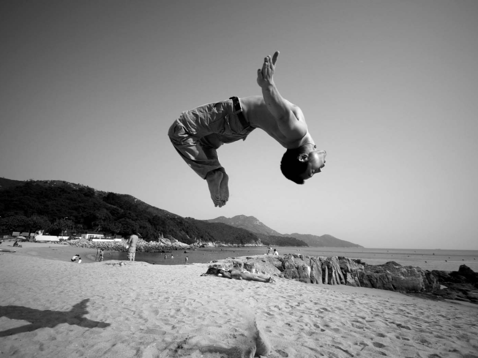 Пляж для паркура