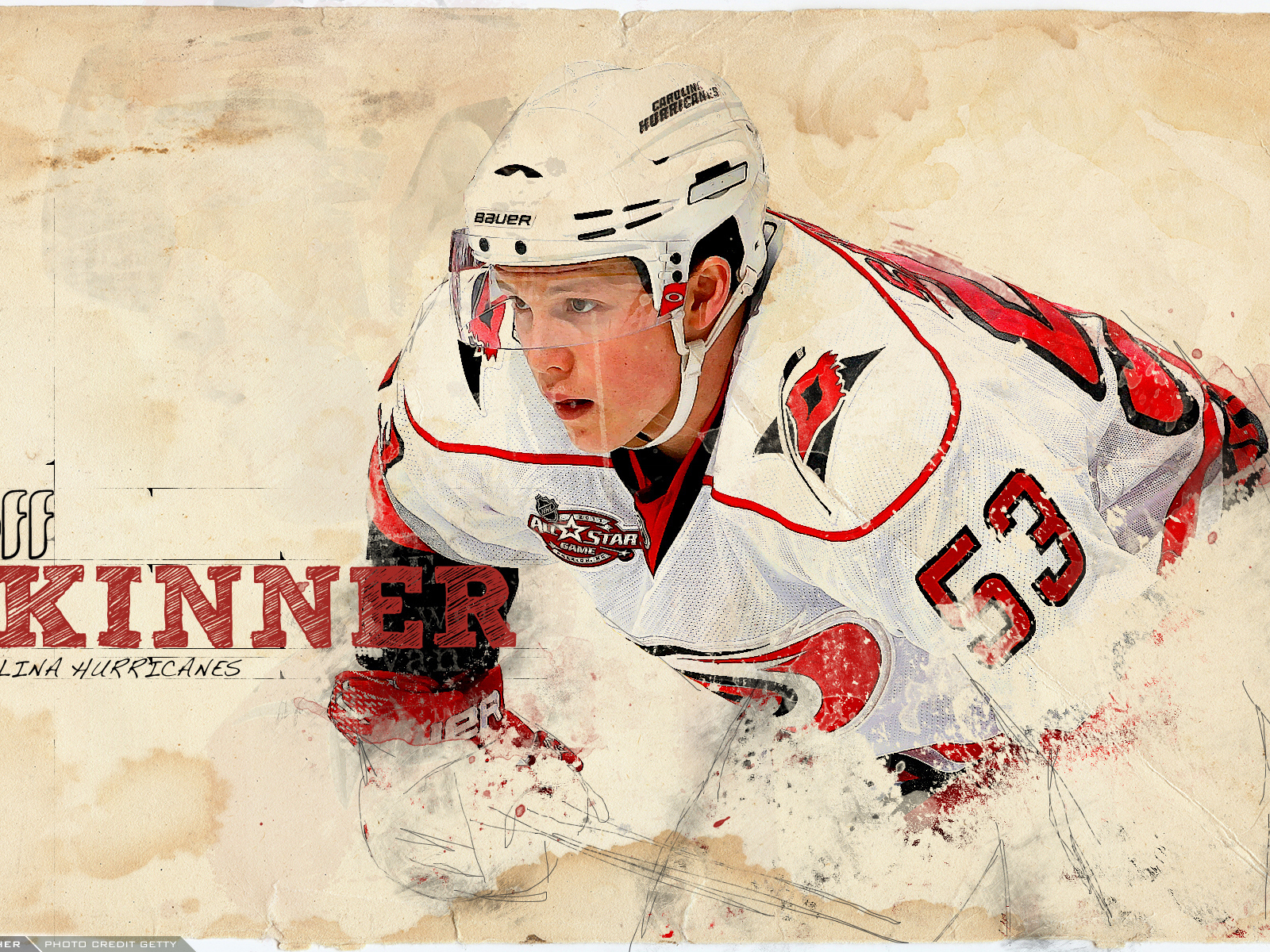 Джефф Скиннер на льду