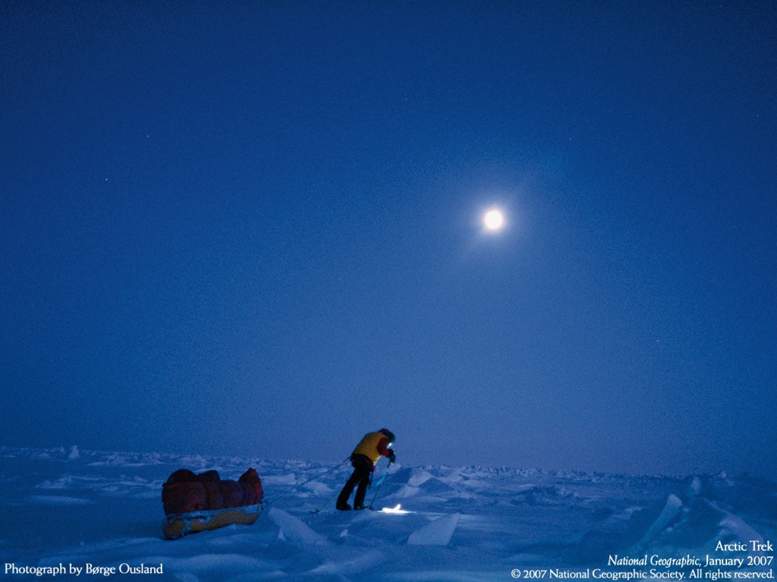 Человек на северном полюсе