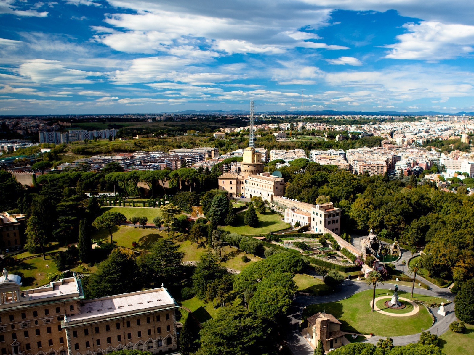 Пейзаж города в Германии