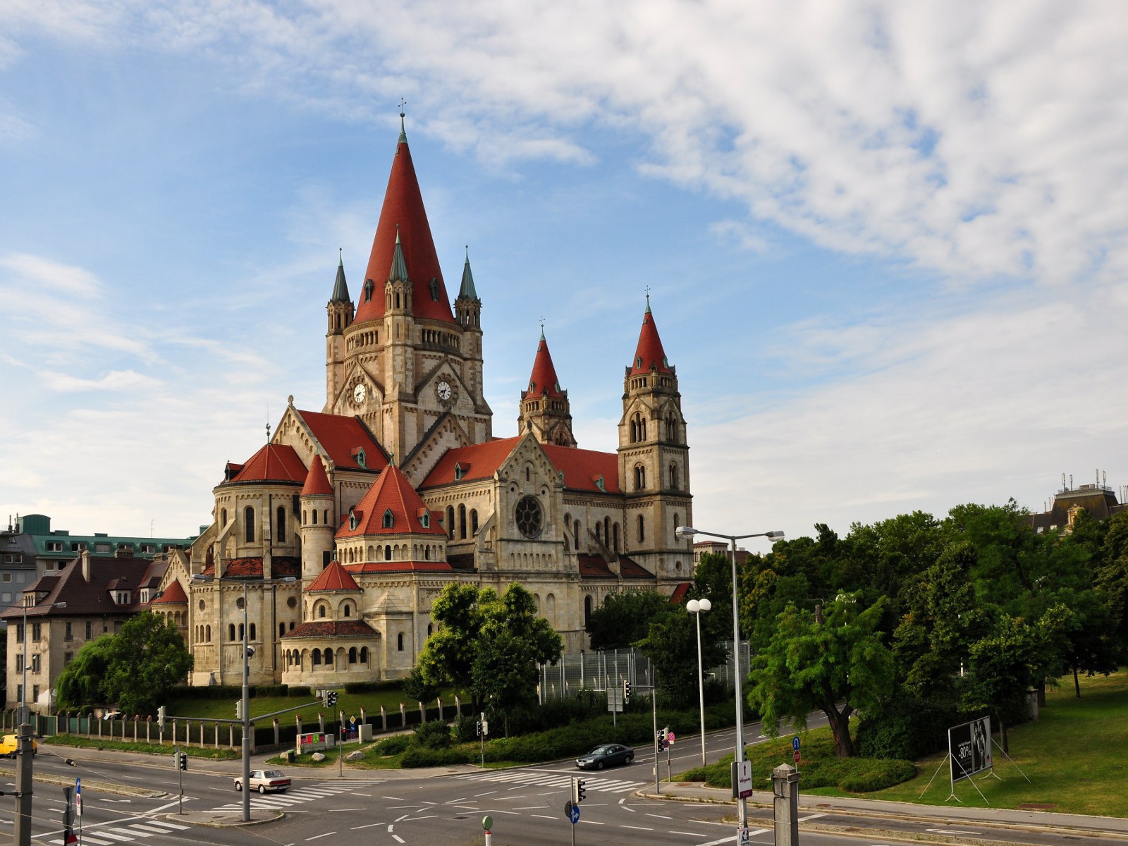 Собор в городе Вена, Австрия