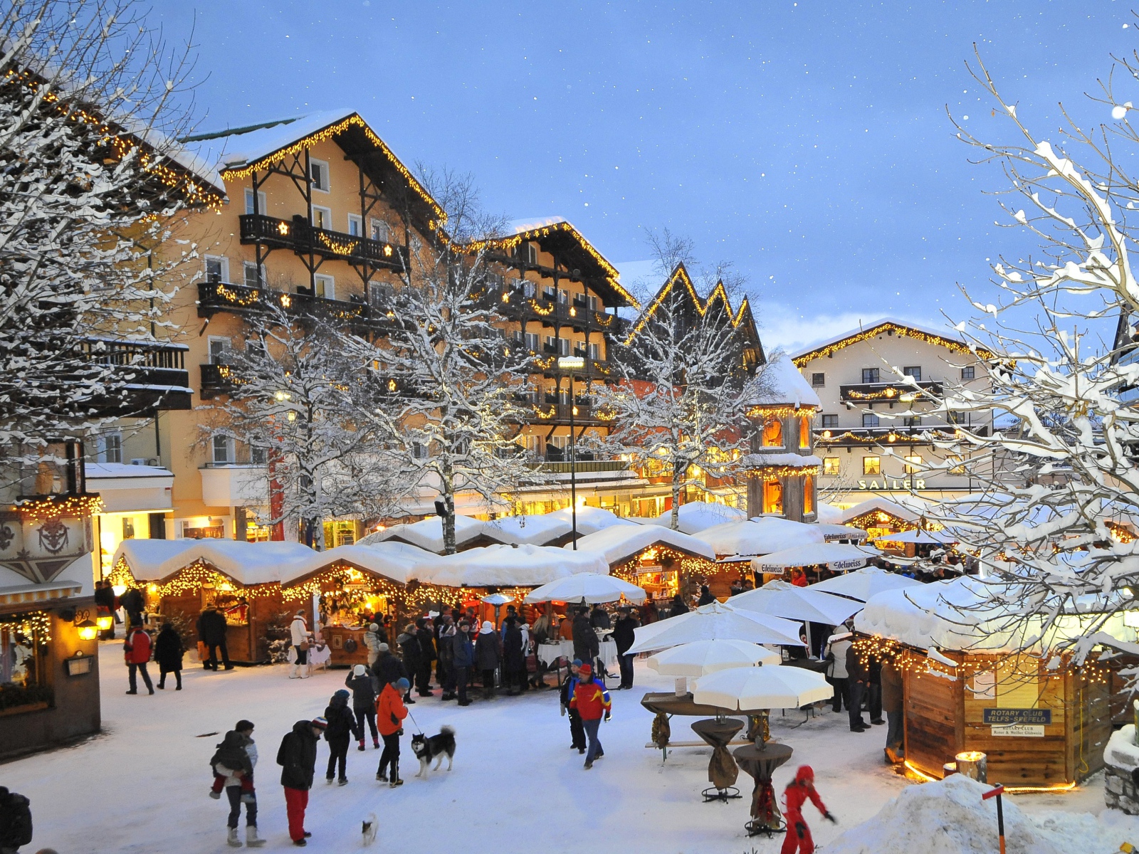 Рождество на курорте Зеефельд, Австрия