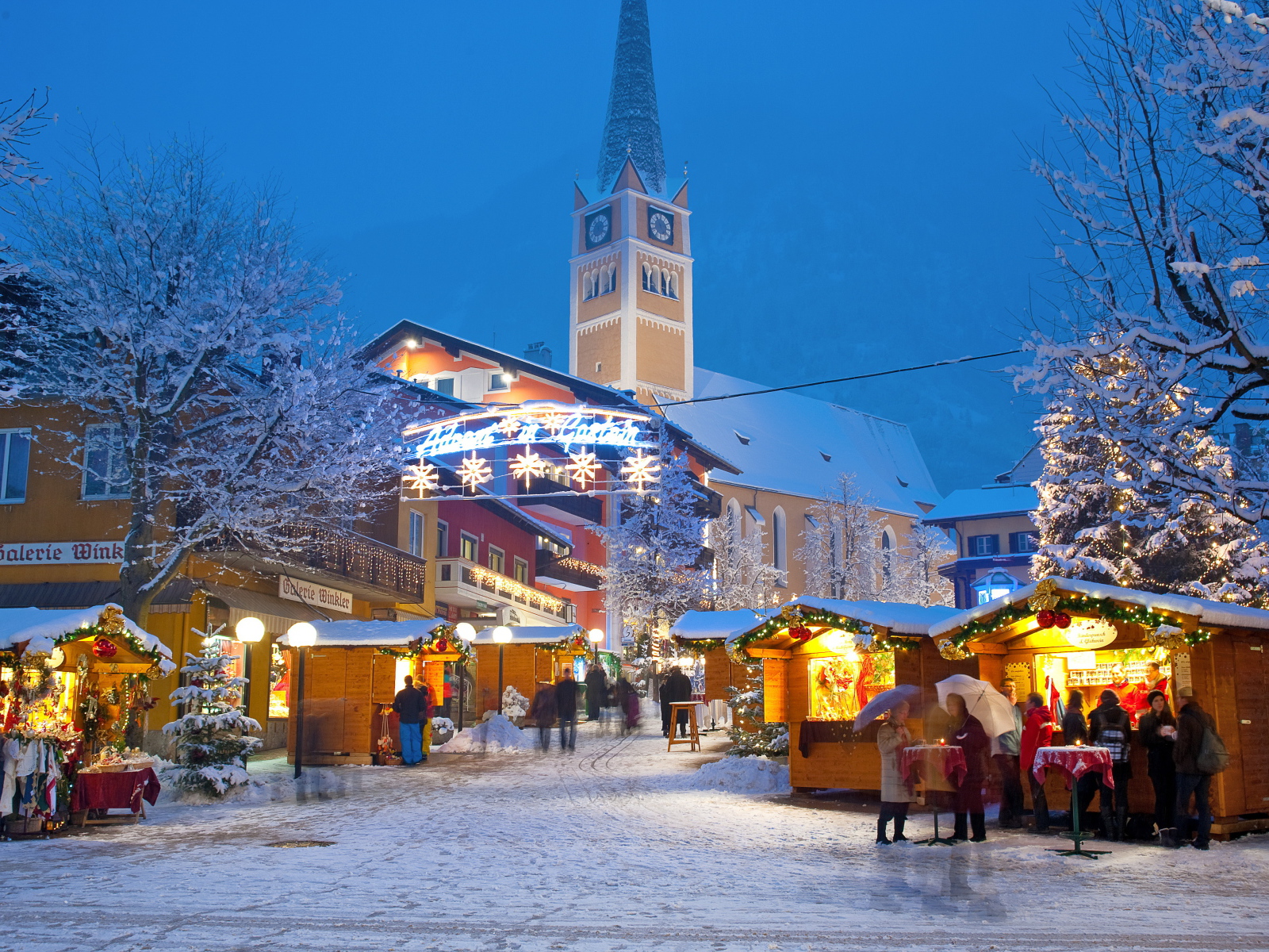 Рождество на курорте Бад Хофгастайн, Австрия