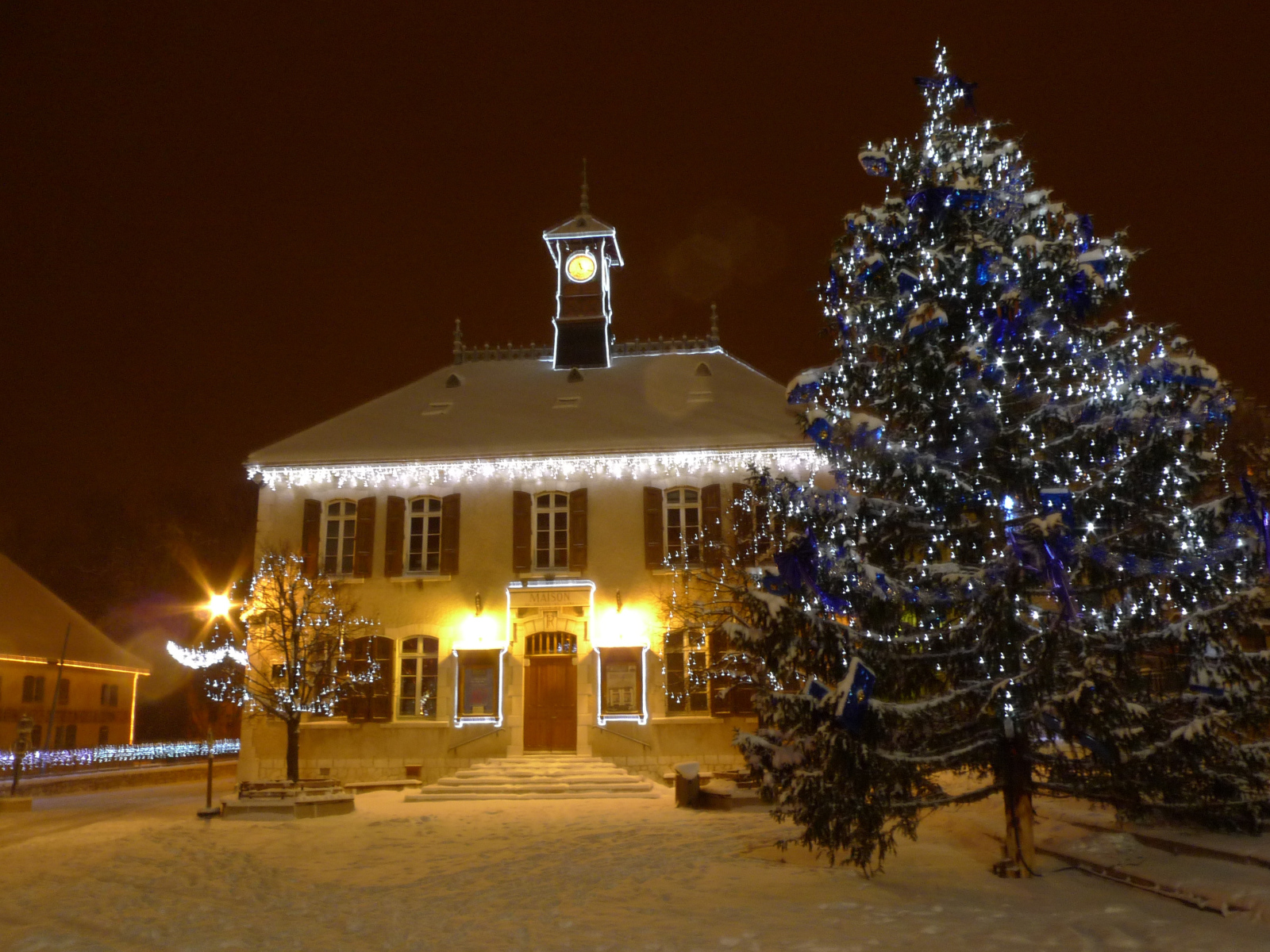 Рождество на курорте Виллар-де-Ланс, Франция