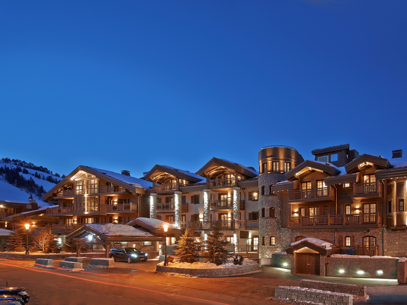 Роскошный отель на горнолыжном курорте Куршевель, Франция