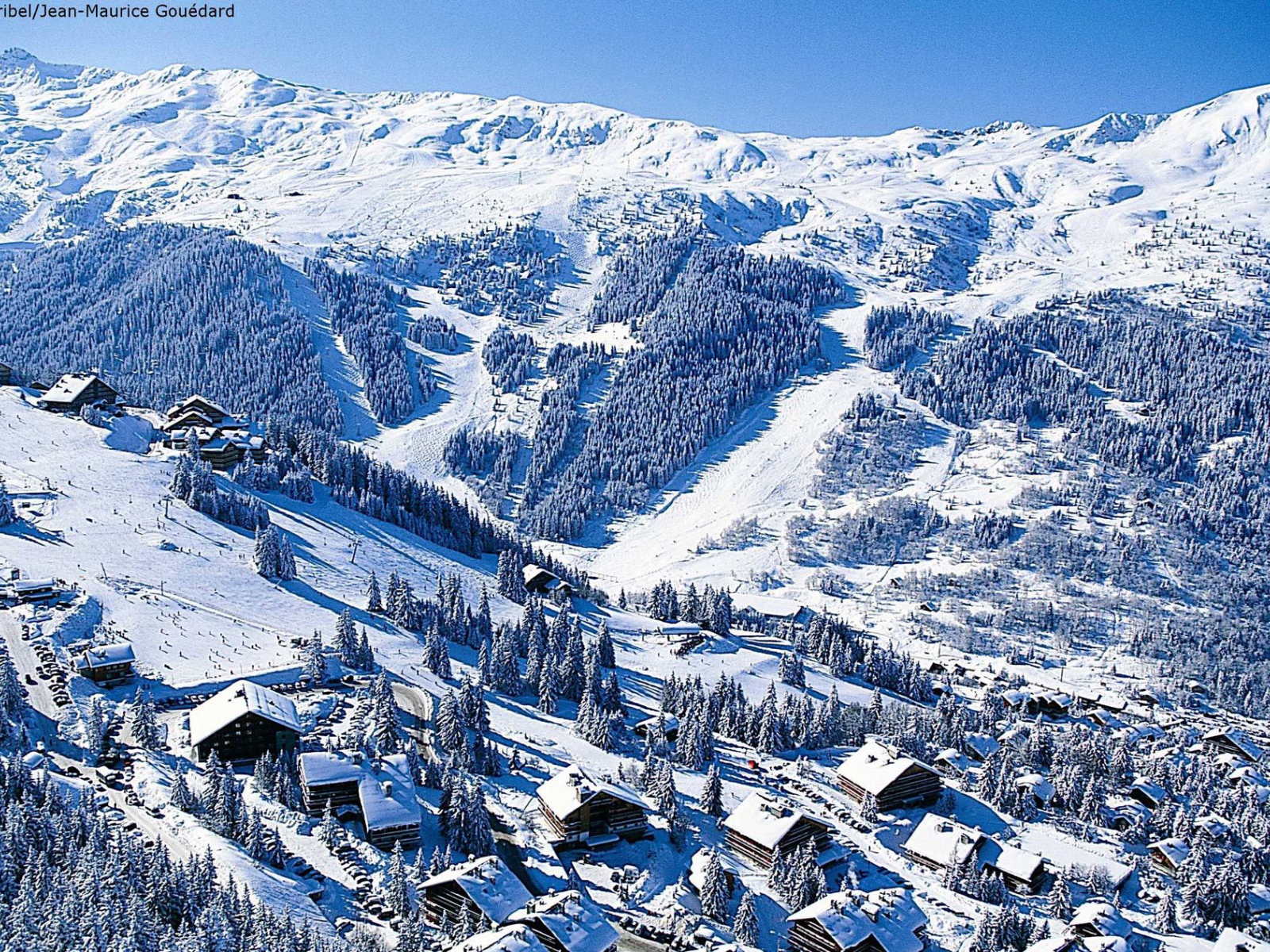 Горнолыжный курорт Мерибель, Франция