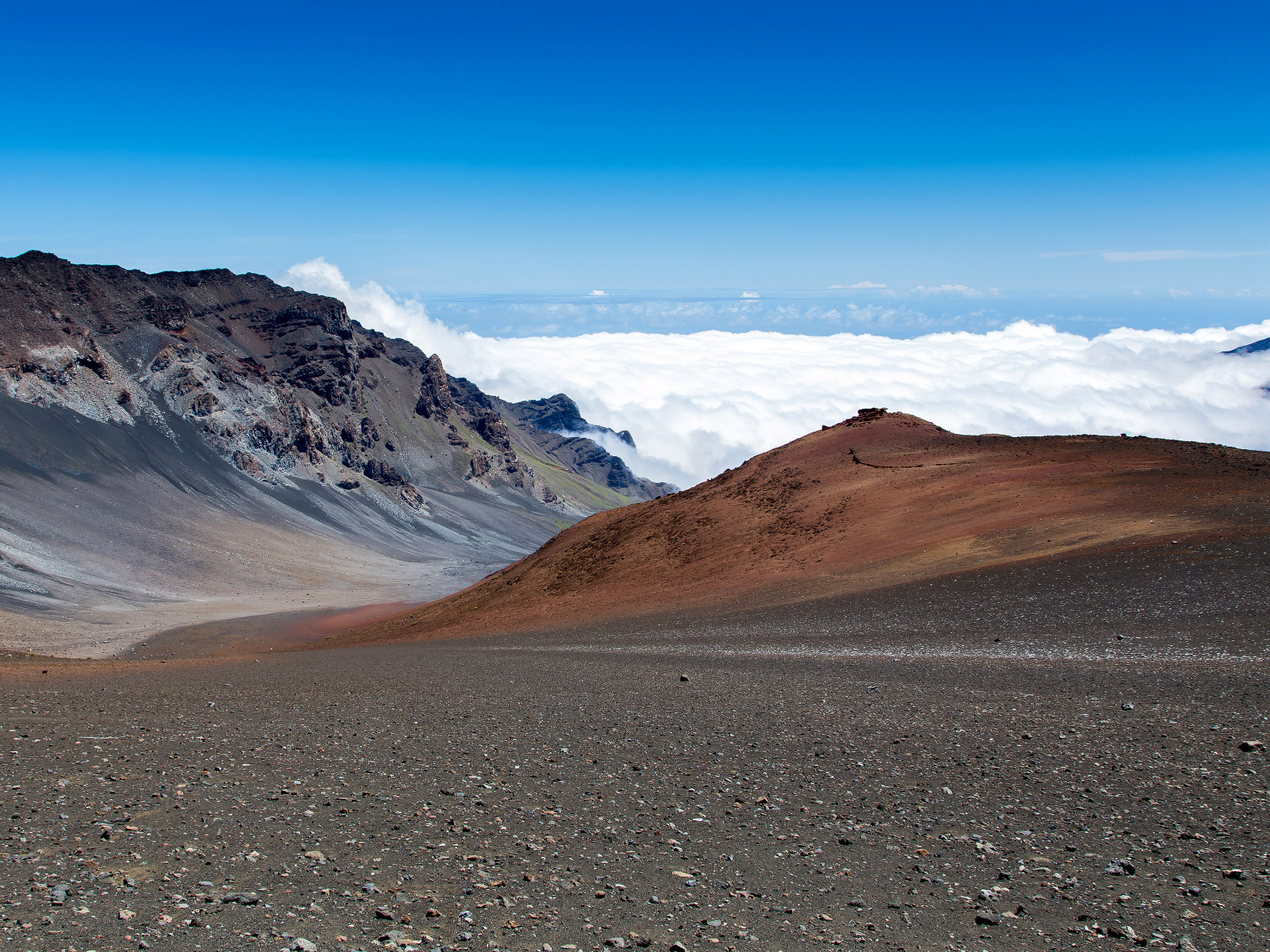 Вулкан Халеакала на гавайском острове Мауи