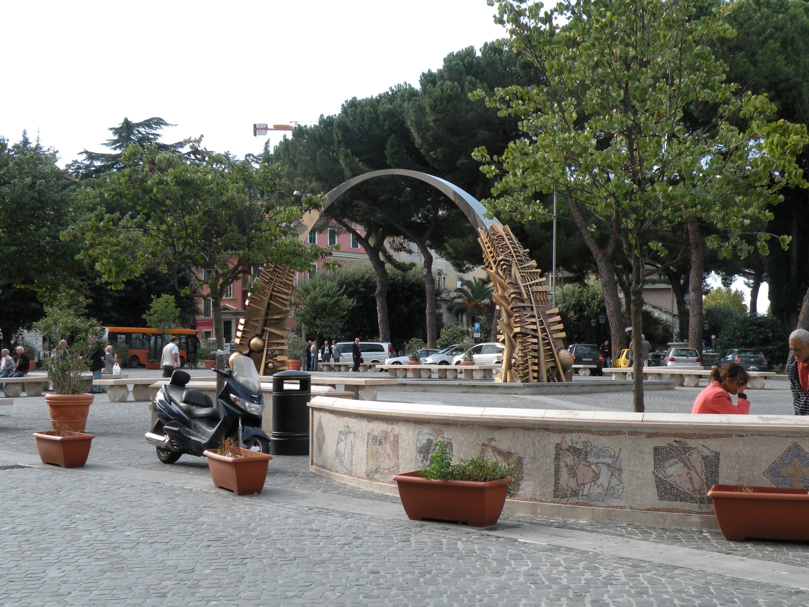 Городской парк в Тиволи, Италия