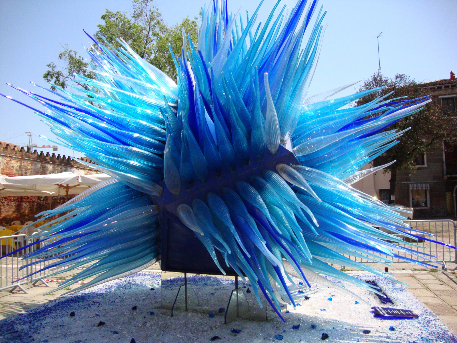 Стеклянная скульптура на острове Мурано, Италия