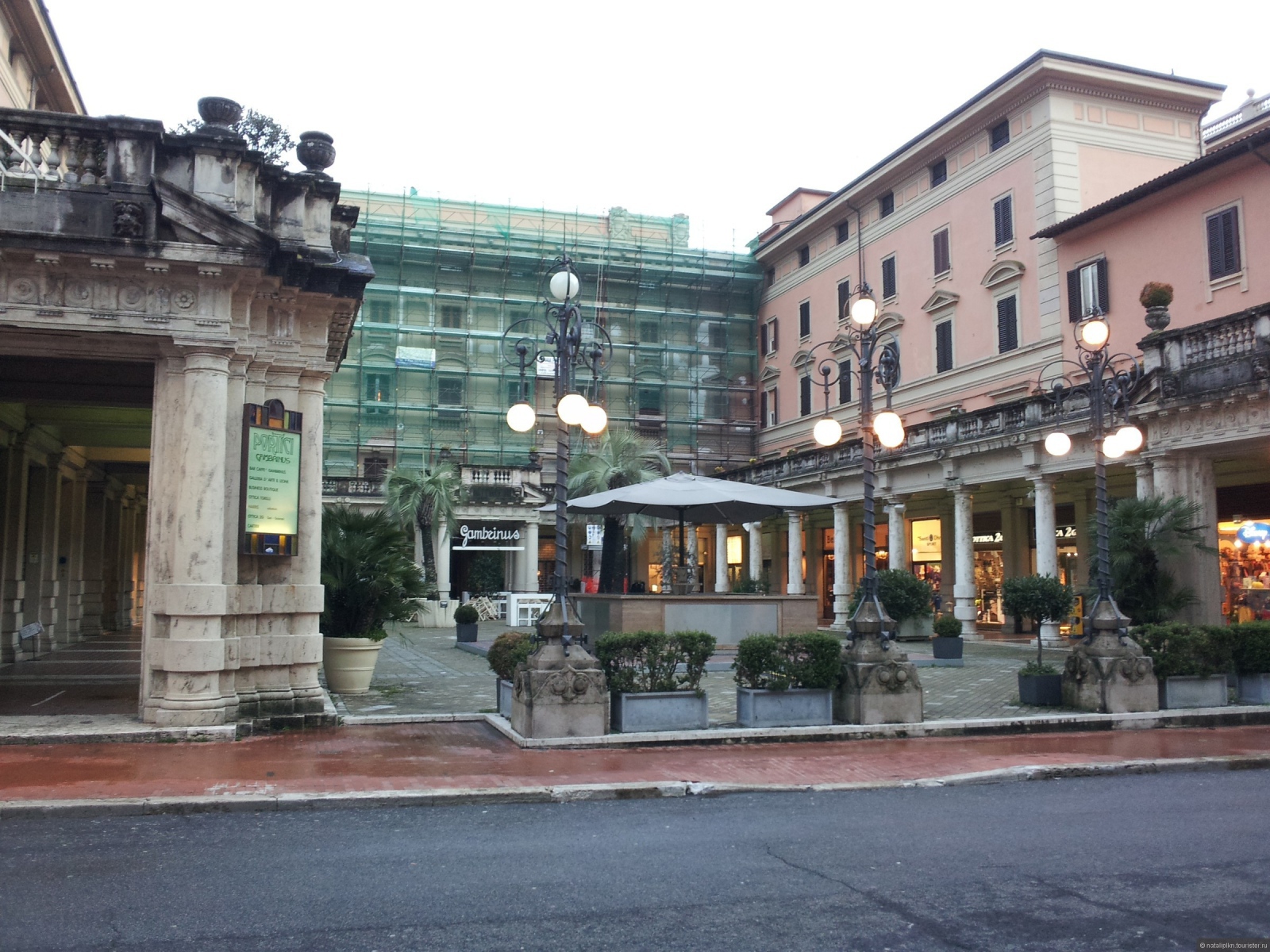 Гостиница на курорте в Монтекатини Терме, Италия