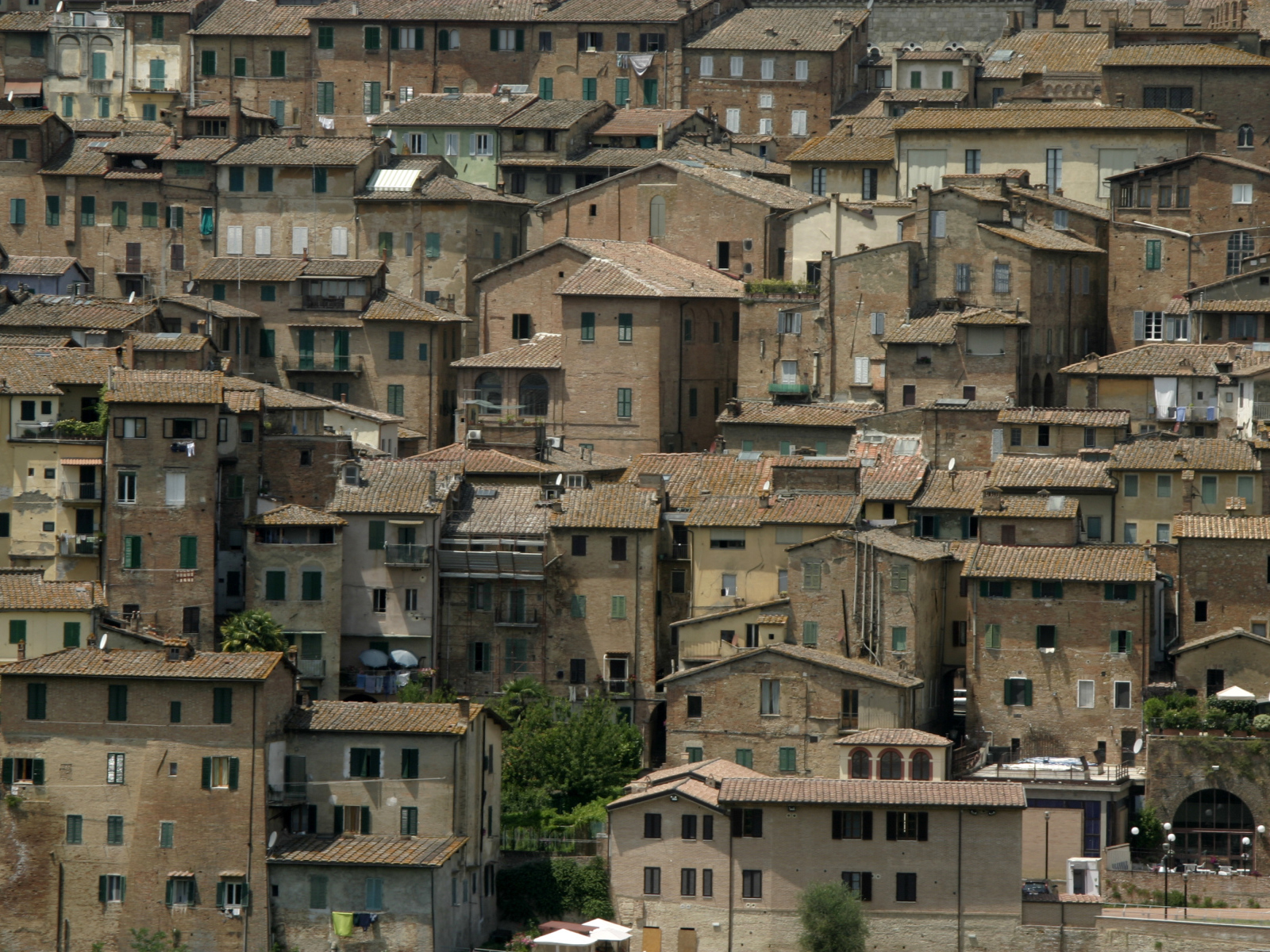 Городские дома в Сиене, Италия