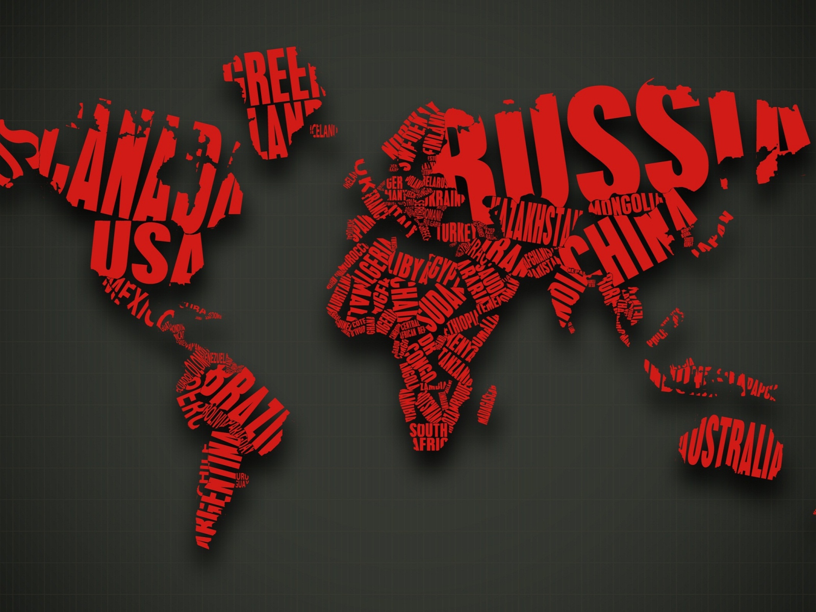 Красная карта Мира