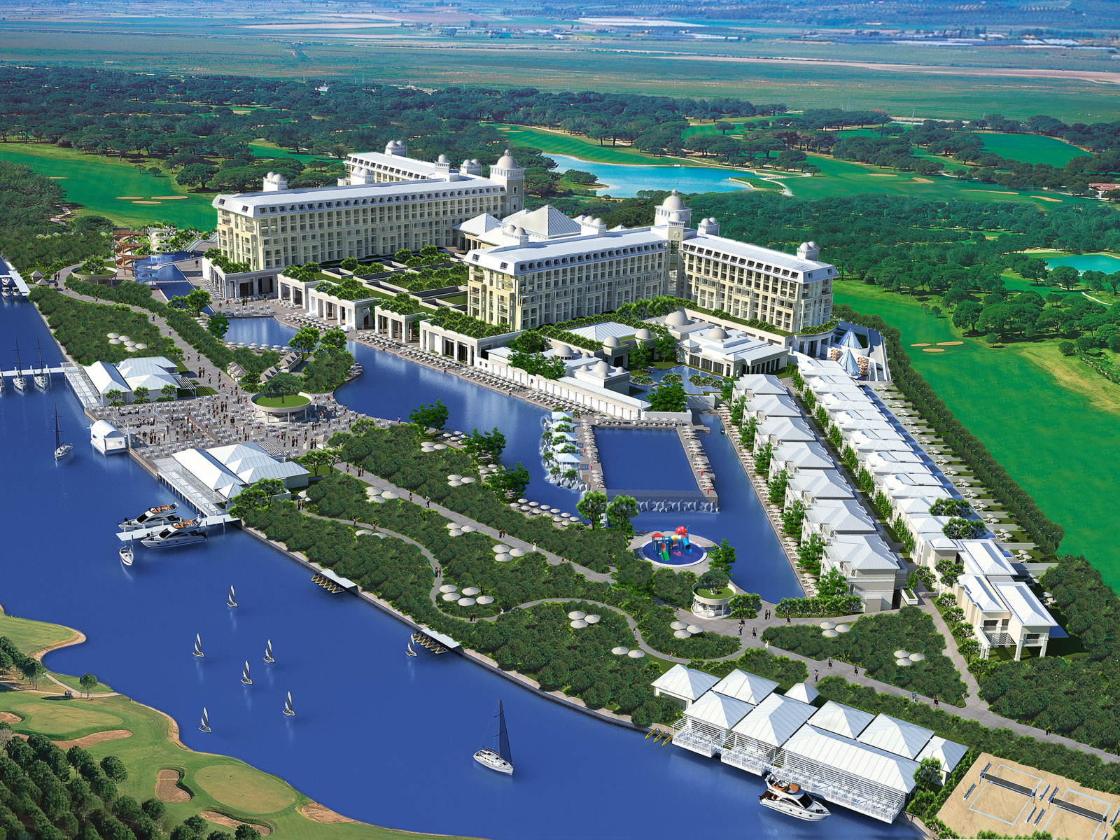 Великолепный отель в Белек, Турция