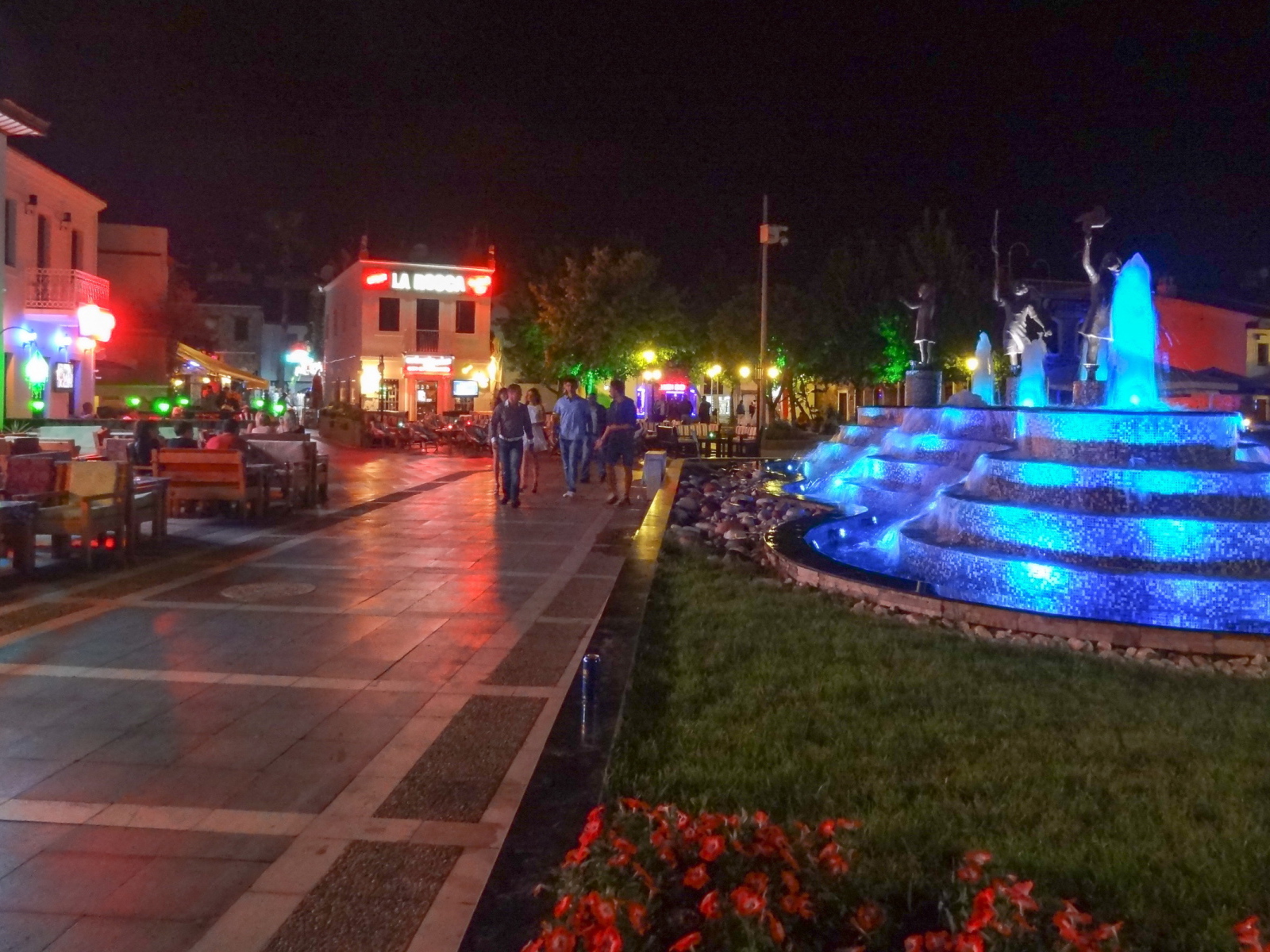 Ночная прогулка по Мармарис, Турция