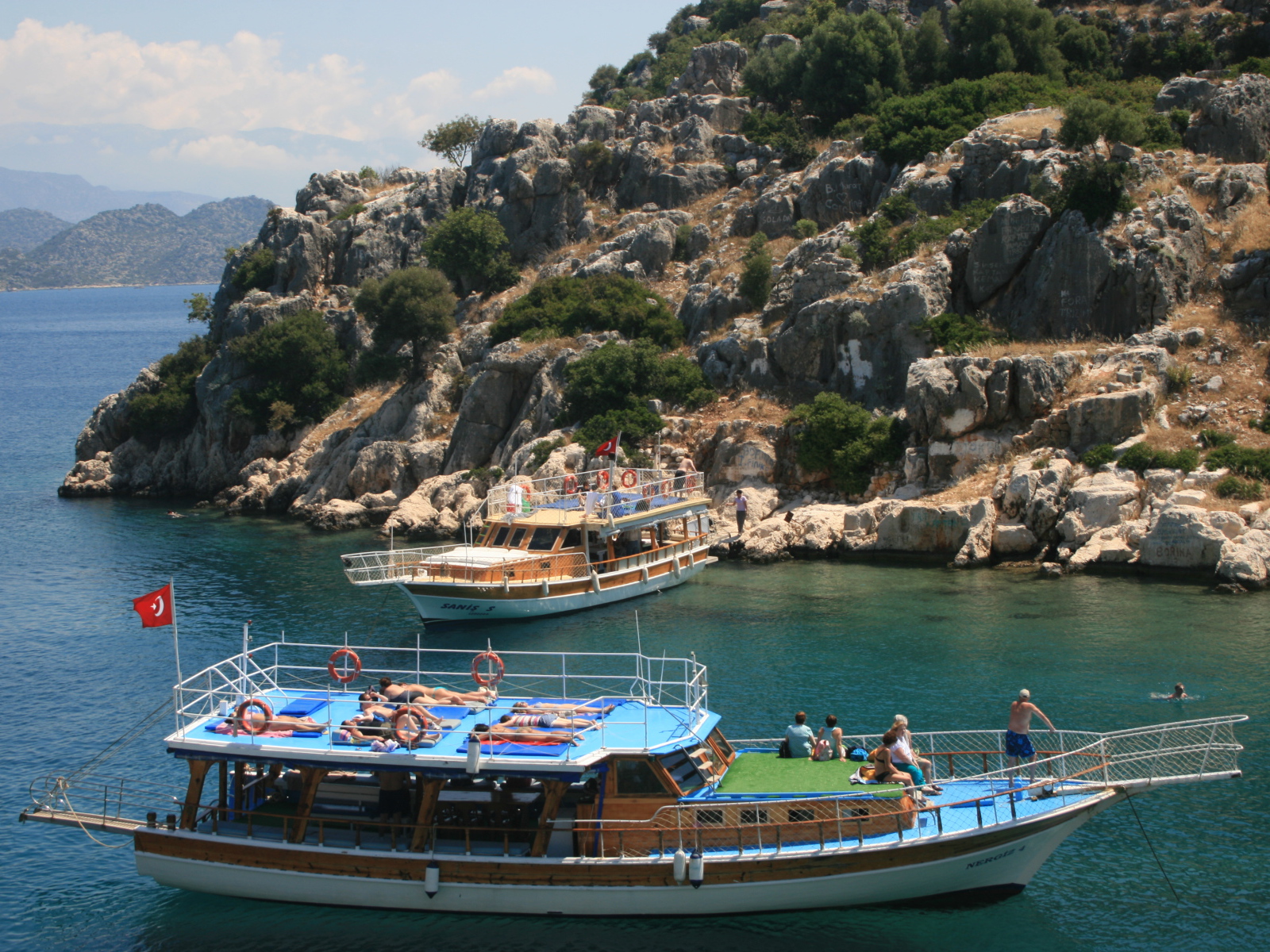 У побережья Фетхие, Турция