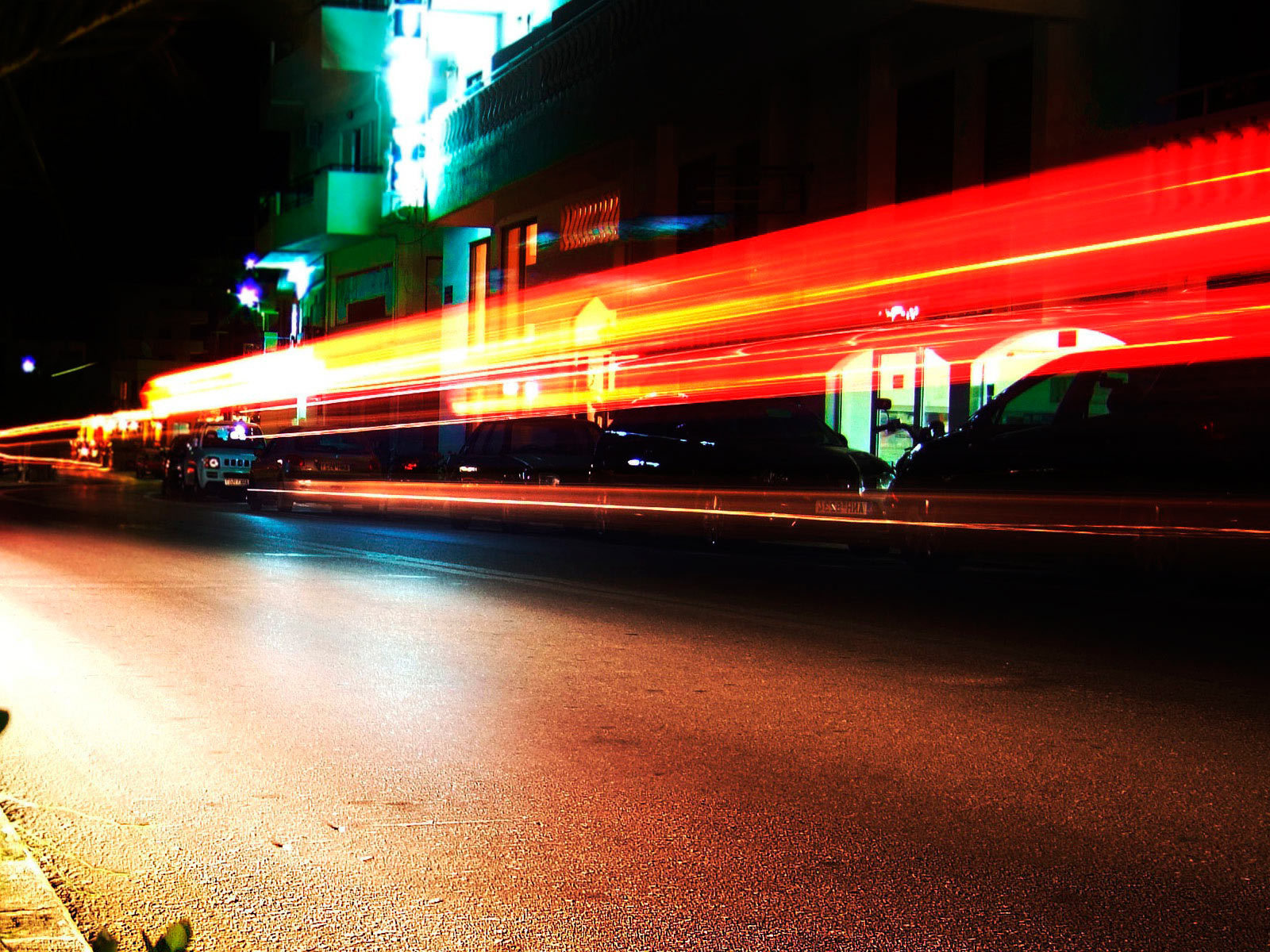 Ночное движение в Майами