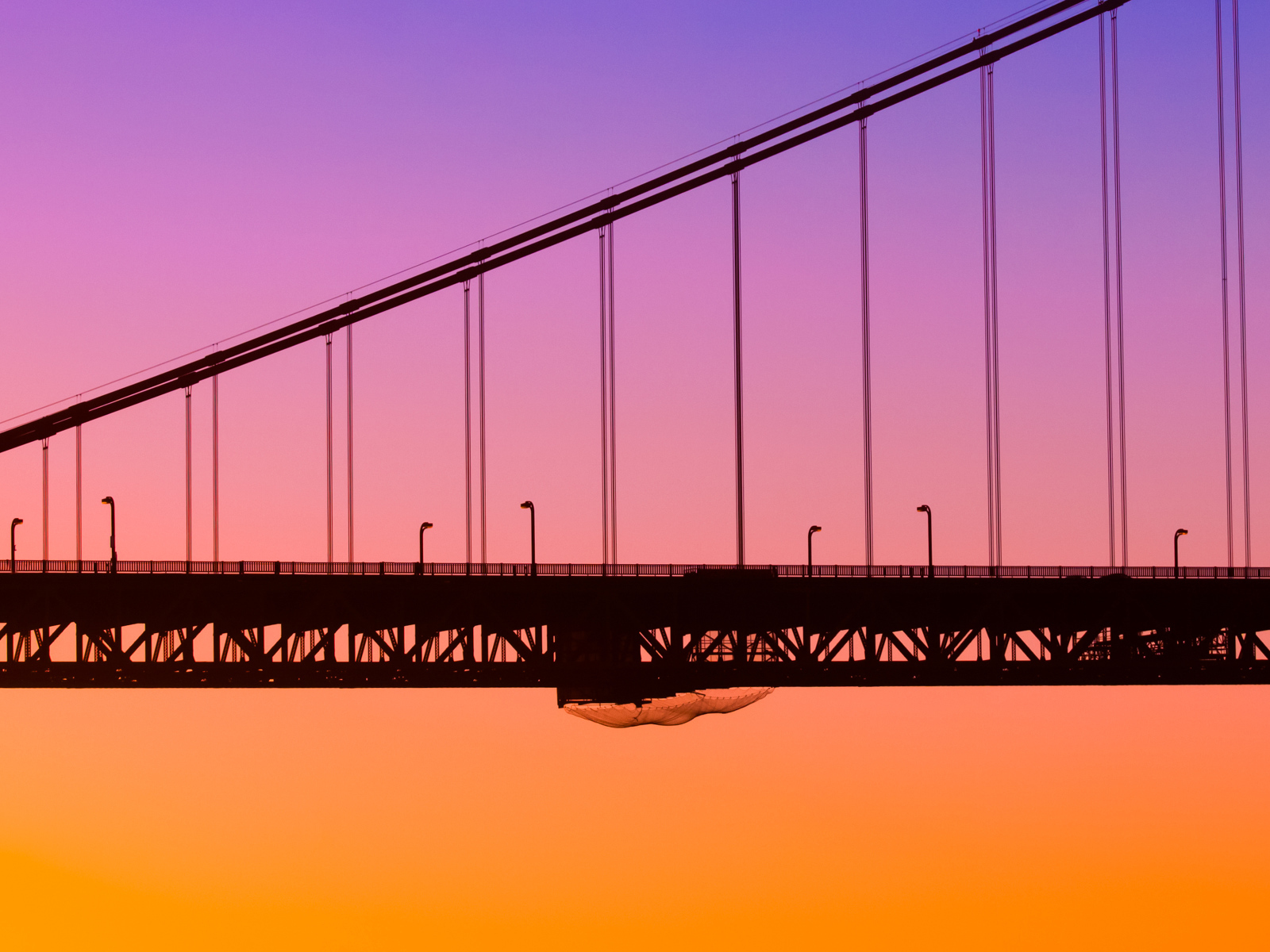 Закат в Сан-Франциско, США