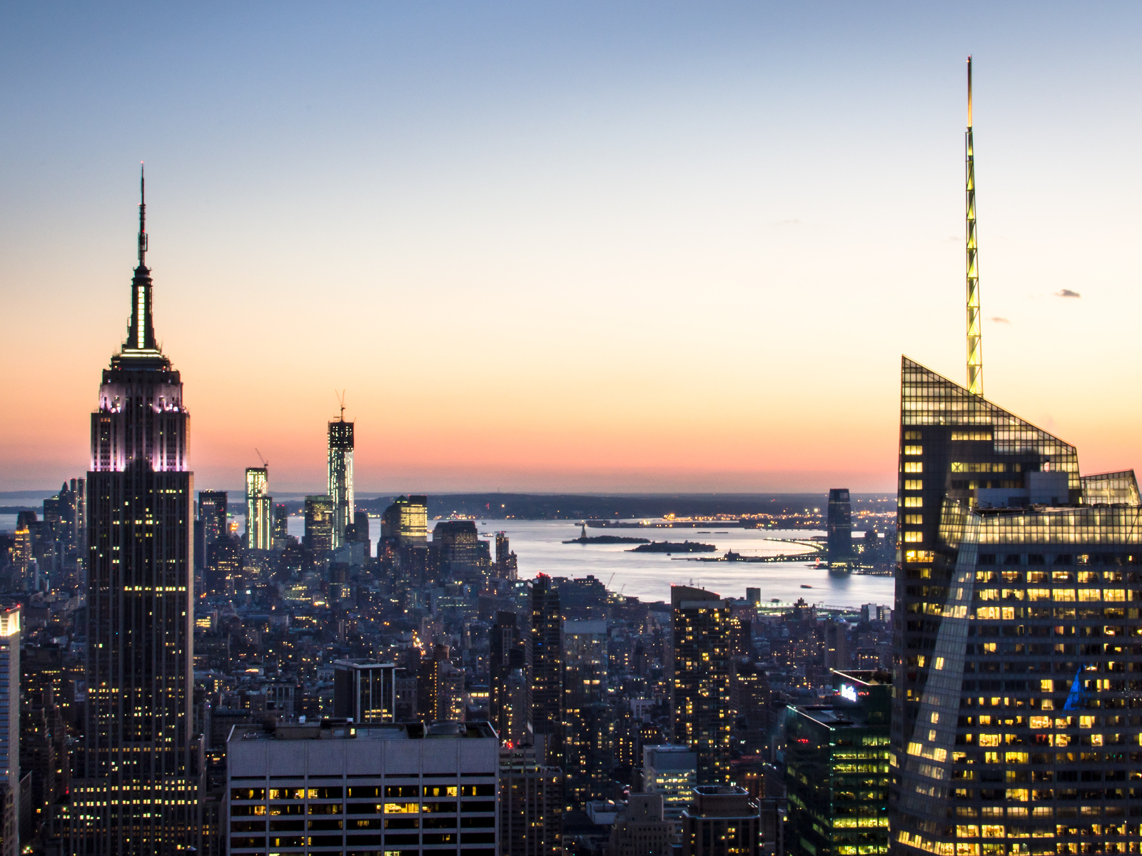 Рассвет в Нью-Йорке