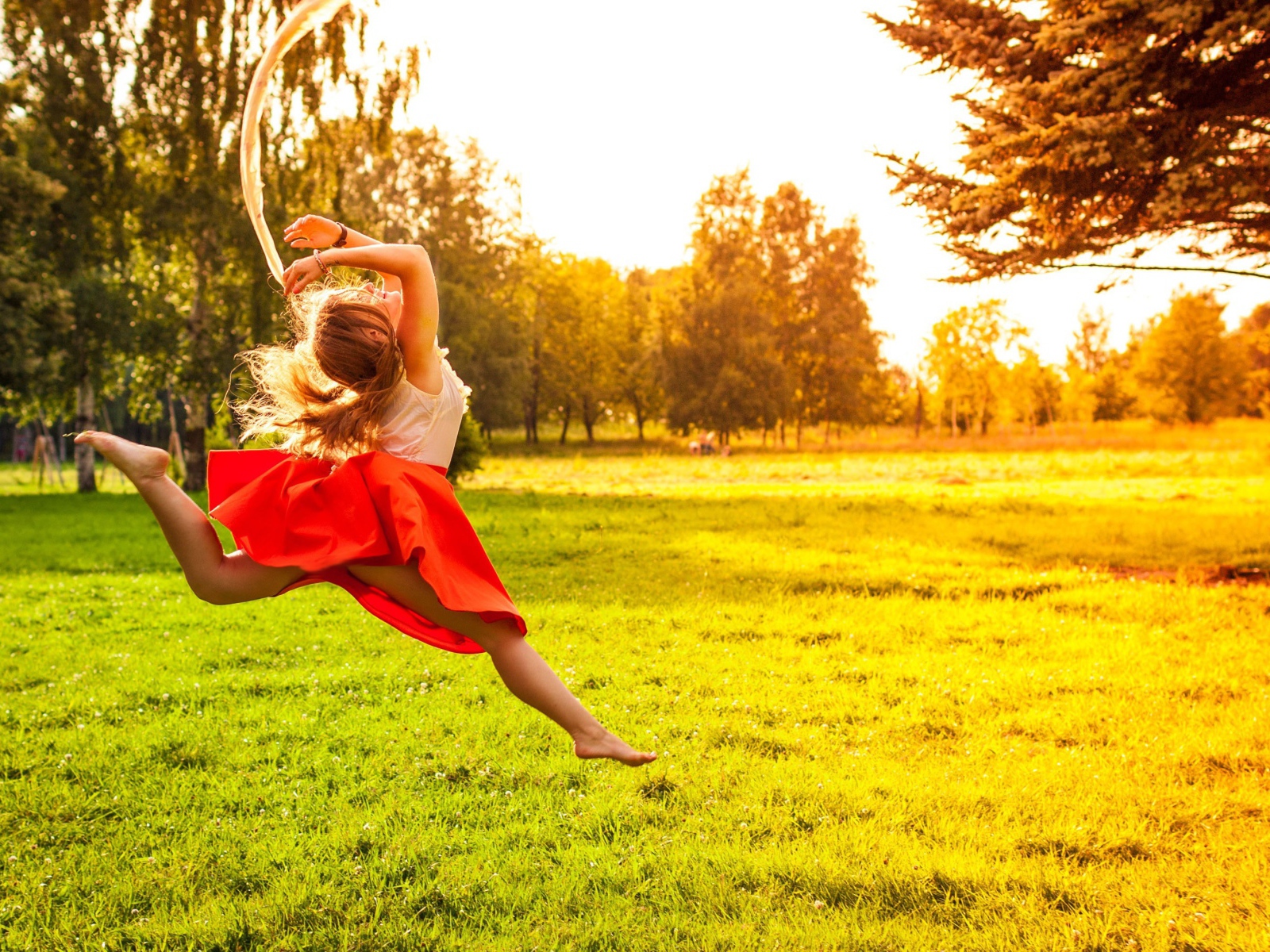 Балерина на лугу