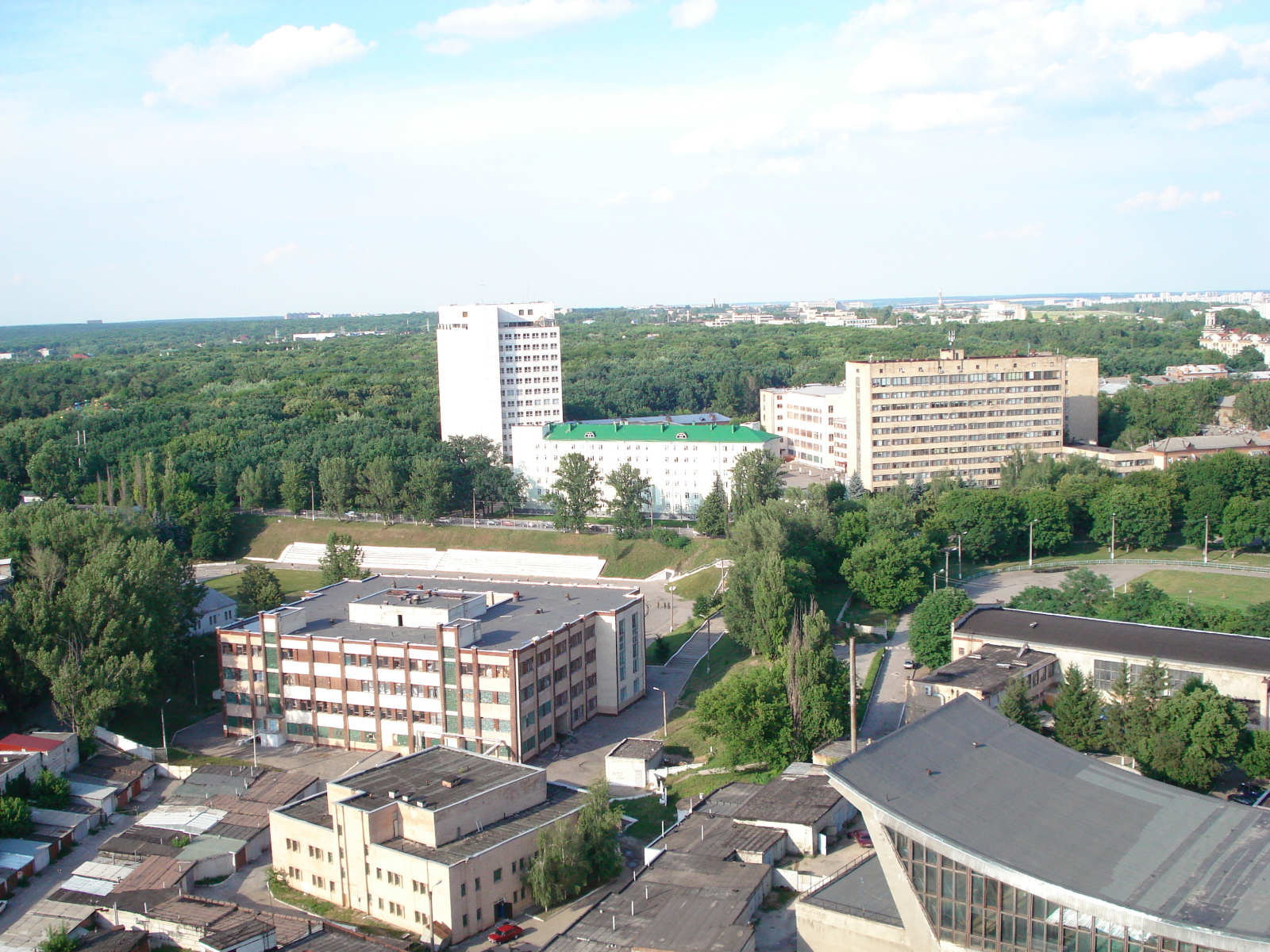 Харьков вид сверху