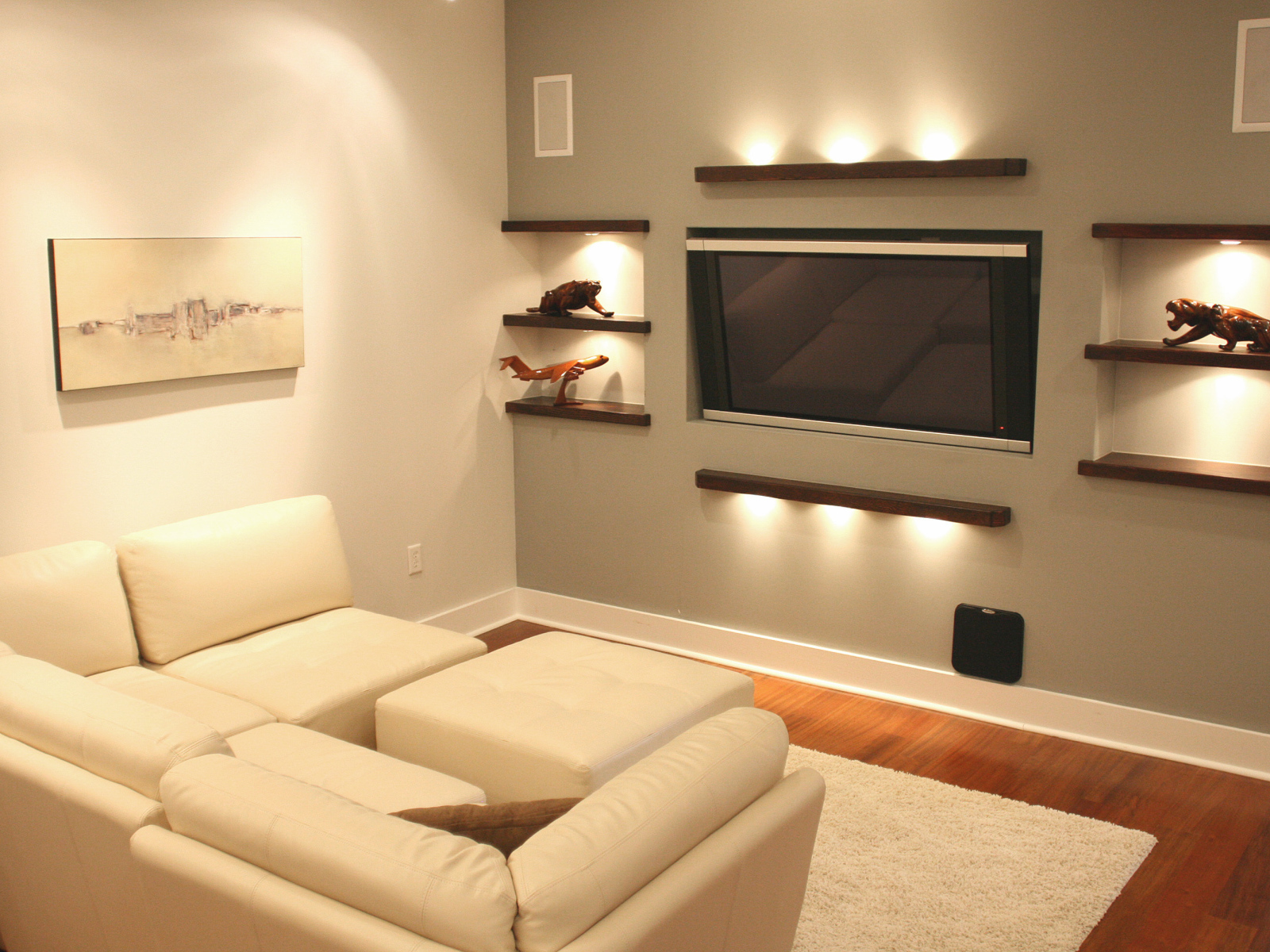 Подсветка в гостиной